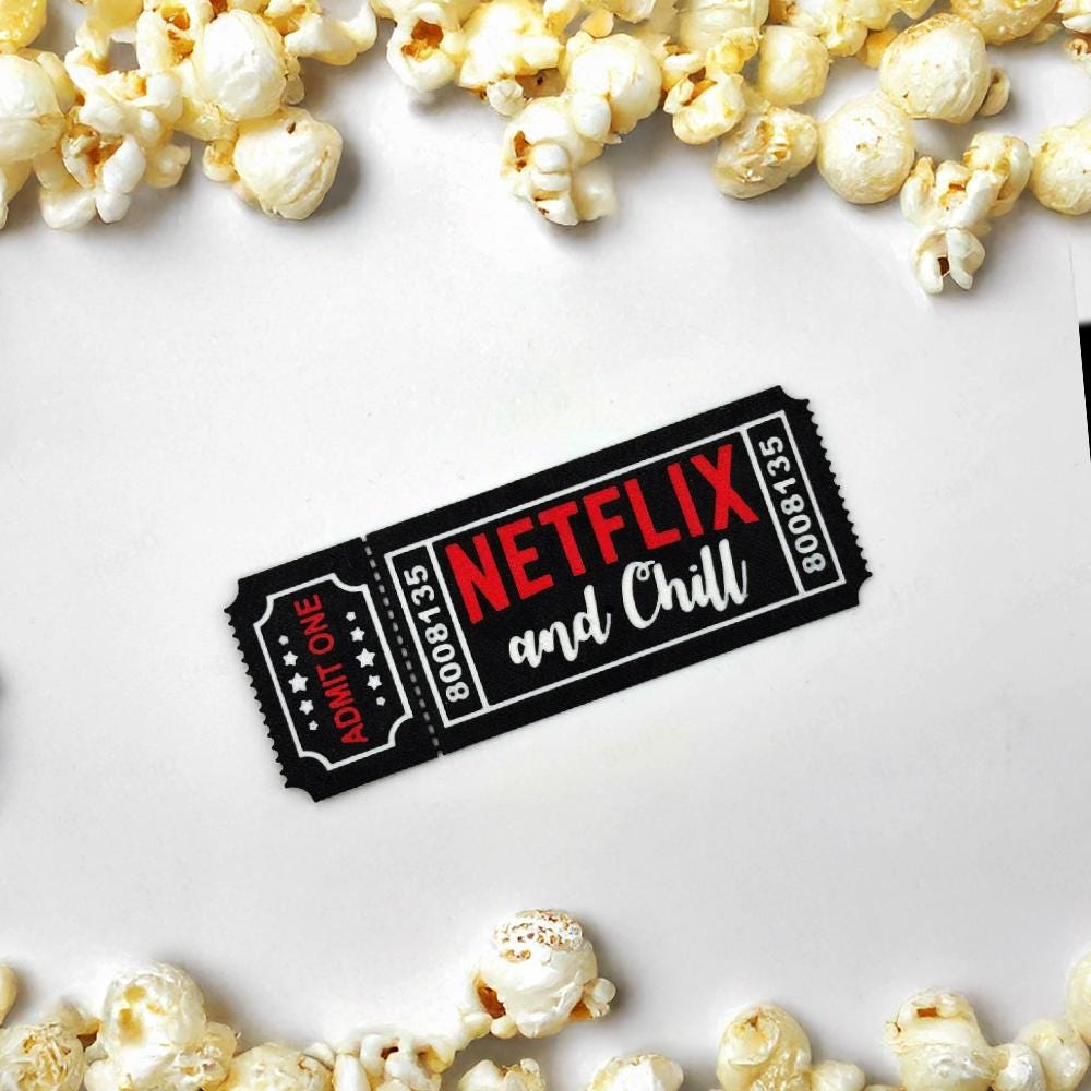 Netflix & Chill Romantic Voucher Coupon