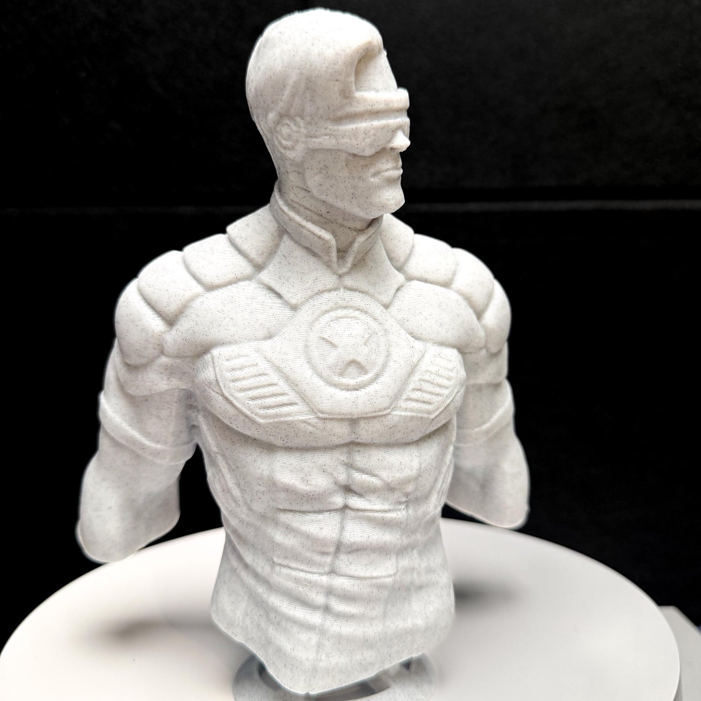 Cyclops Superhero X-Men Marble Statue Marvel-Inspired 7 Inch Bust