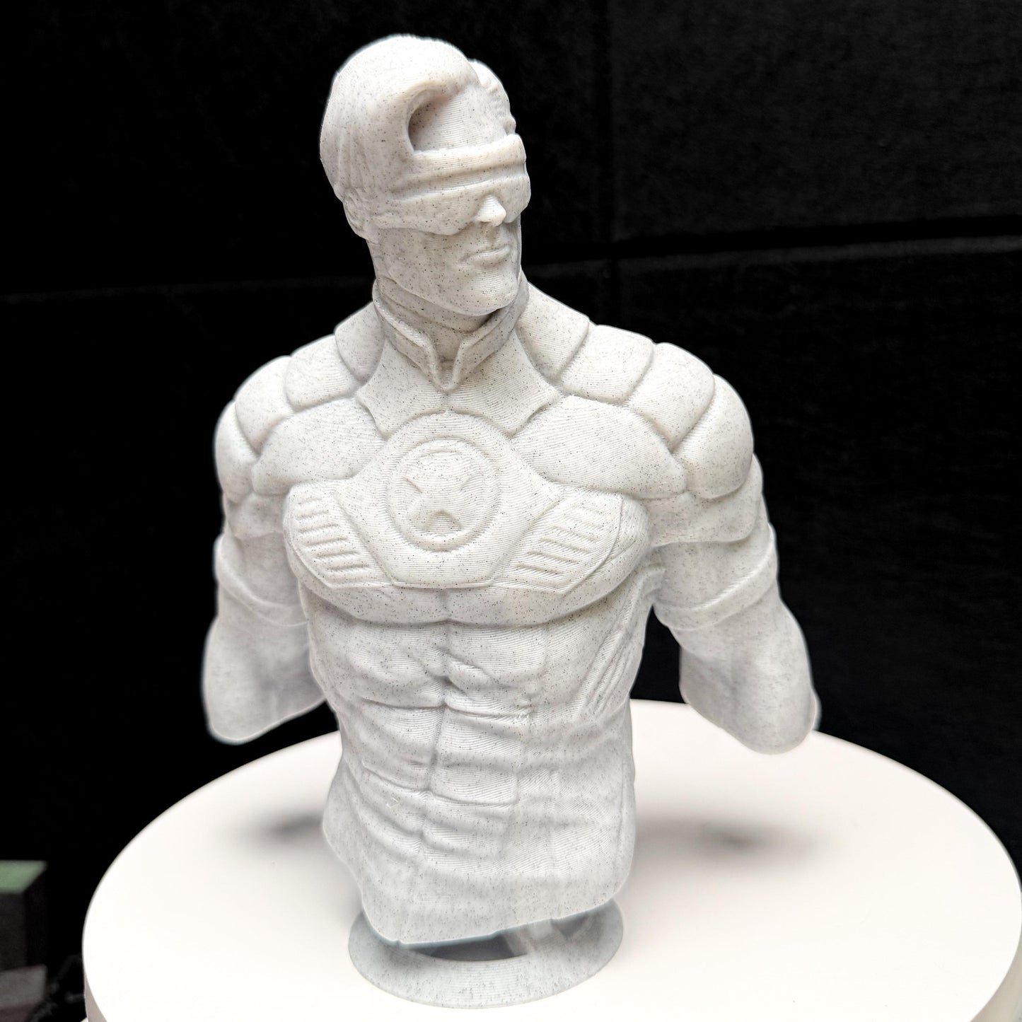 Cyclops Superhero X-Men Marble Statue Marvel-Inspired 7 Inch Bust