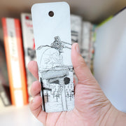 Chainsaw Man Artwork 3D Effect Bookmark 2x6 Size – Anime Manga Page Marker for Fans, Comic Collectors, Otaku Gift, Chainsawman Accessories