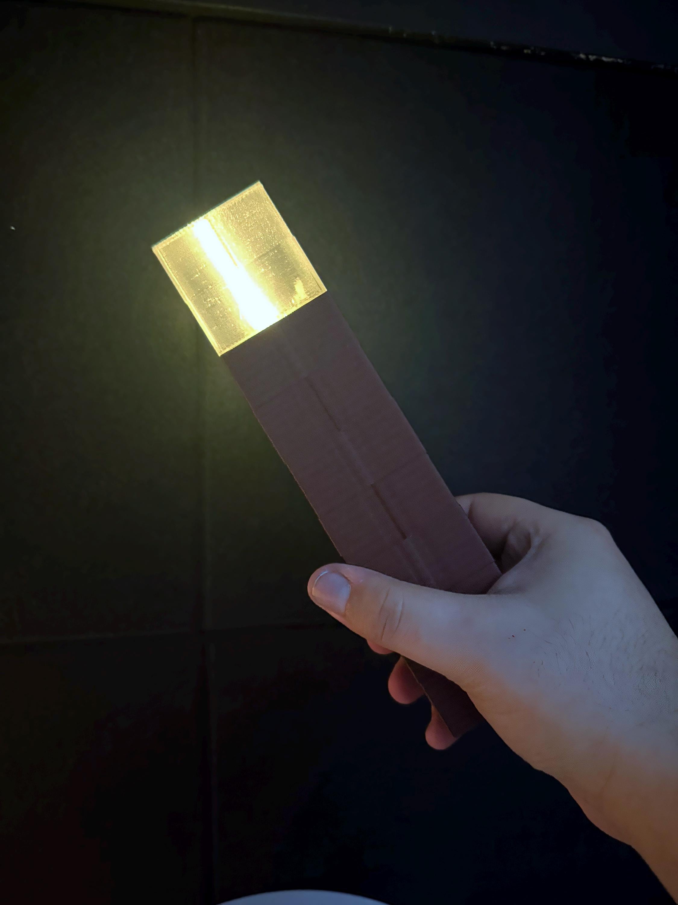 Pixel Flashlight Minecraft Movie Toy
