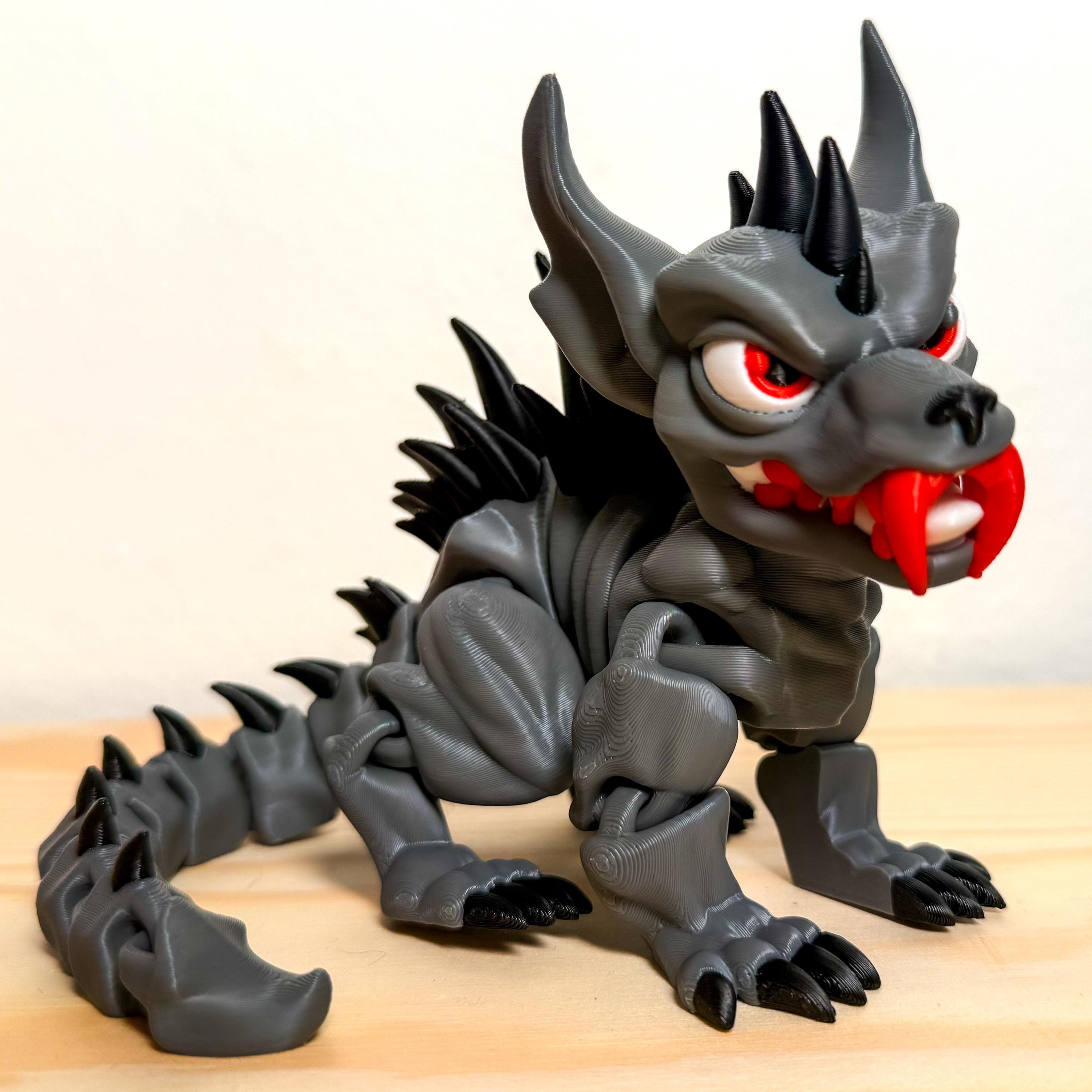 Fully Articulated Chupacabra Kids Scary | Posable Handmade Horror Toy