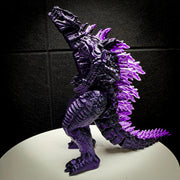 Fully Articulated Godzilla Shiney Dark Purple Figure Poseable Kaiju Toy