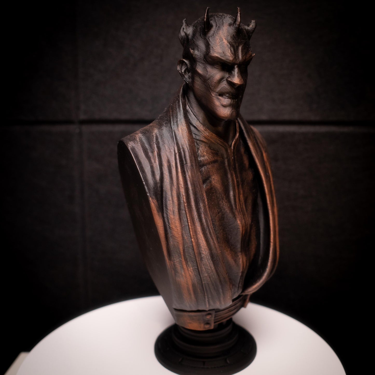 Darth Maul Bust in Copper Antique Finish