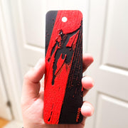 Spider-Man Inspired 3D Printed Bookmark Miles Morales Peter Parker Red and Black Design Comic Book Superhero Gift for Marvel Fans Readers