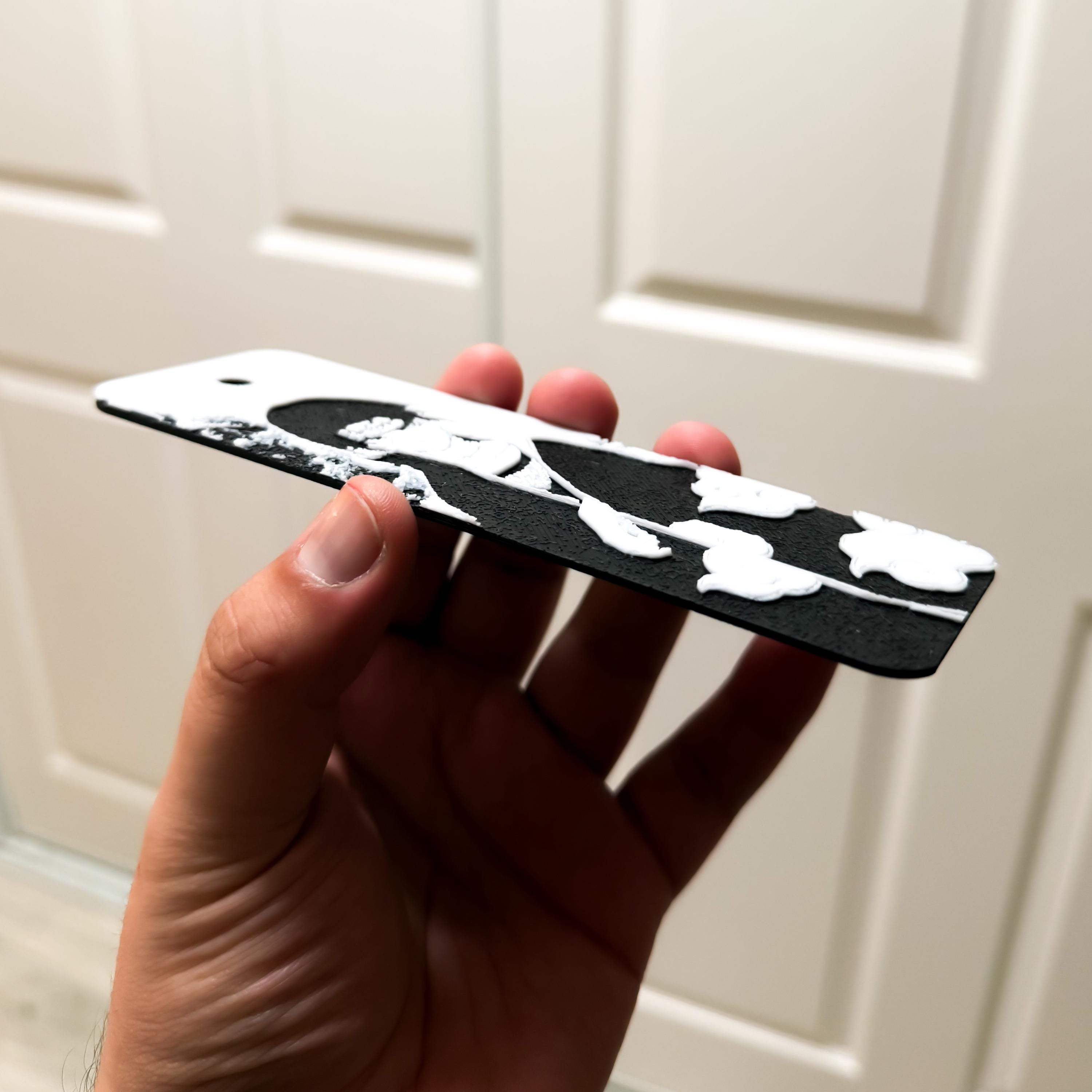 Itachi Akatsuki Naruto Artwork 3D Effect Bookmark 2x6 Size – Anime Manga Page Marker for Fans, Comic Collectors Otaku Gift Sasuke Uchiha