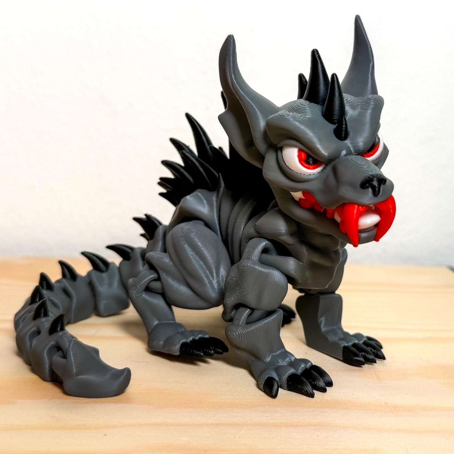 Fully Articulated Chupacabra Kids Scary Figure | Posable Haunted Handmade Horror Toy | Unique Mythical Cryptid Creature Collectible for Fans