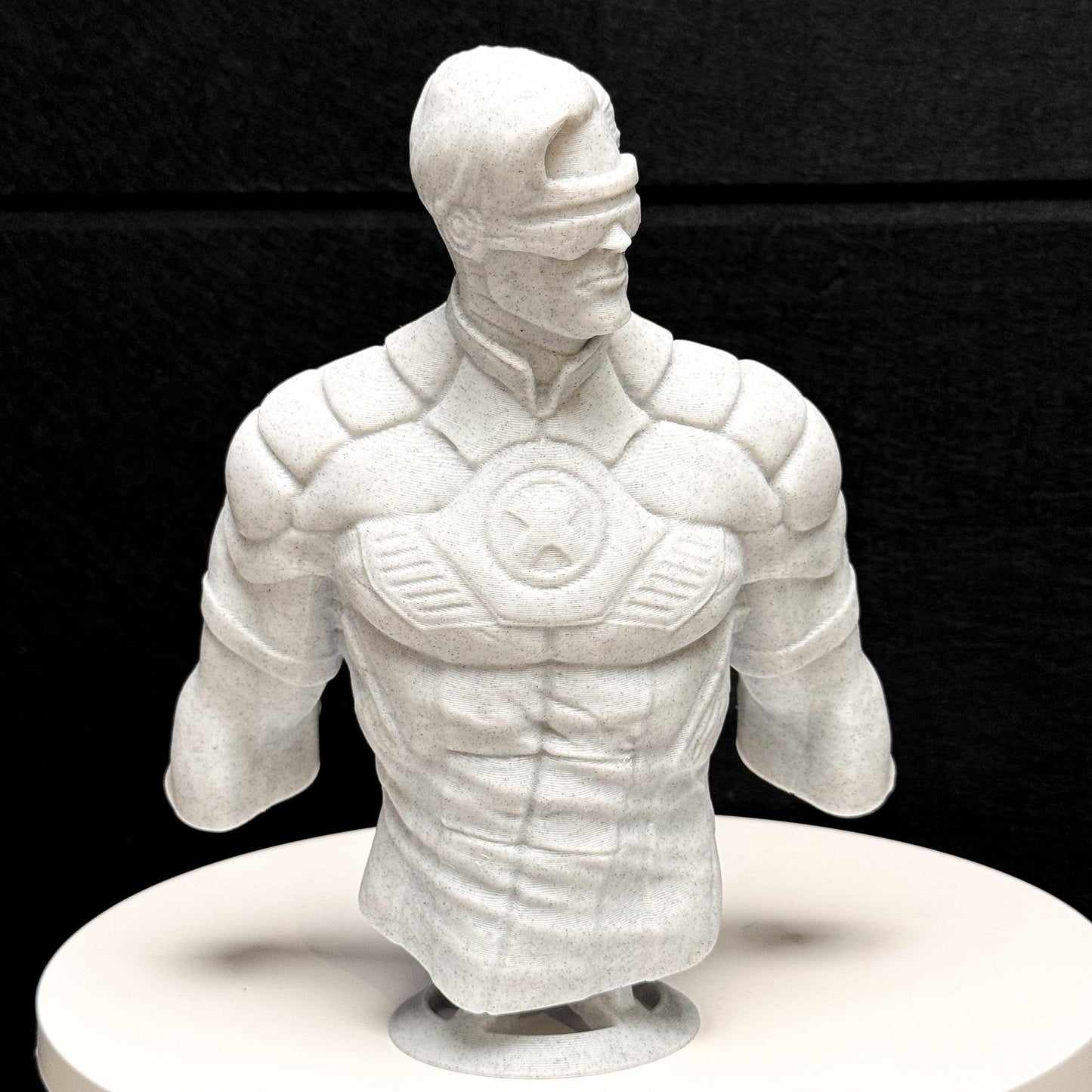 Cyclops Superhero X-Men Marble Statue Marvel-Inspired 7 Inch Bust