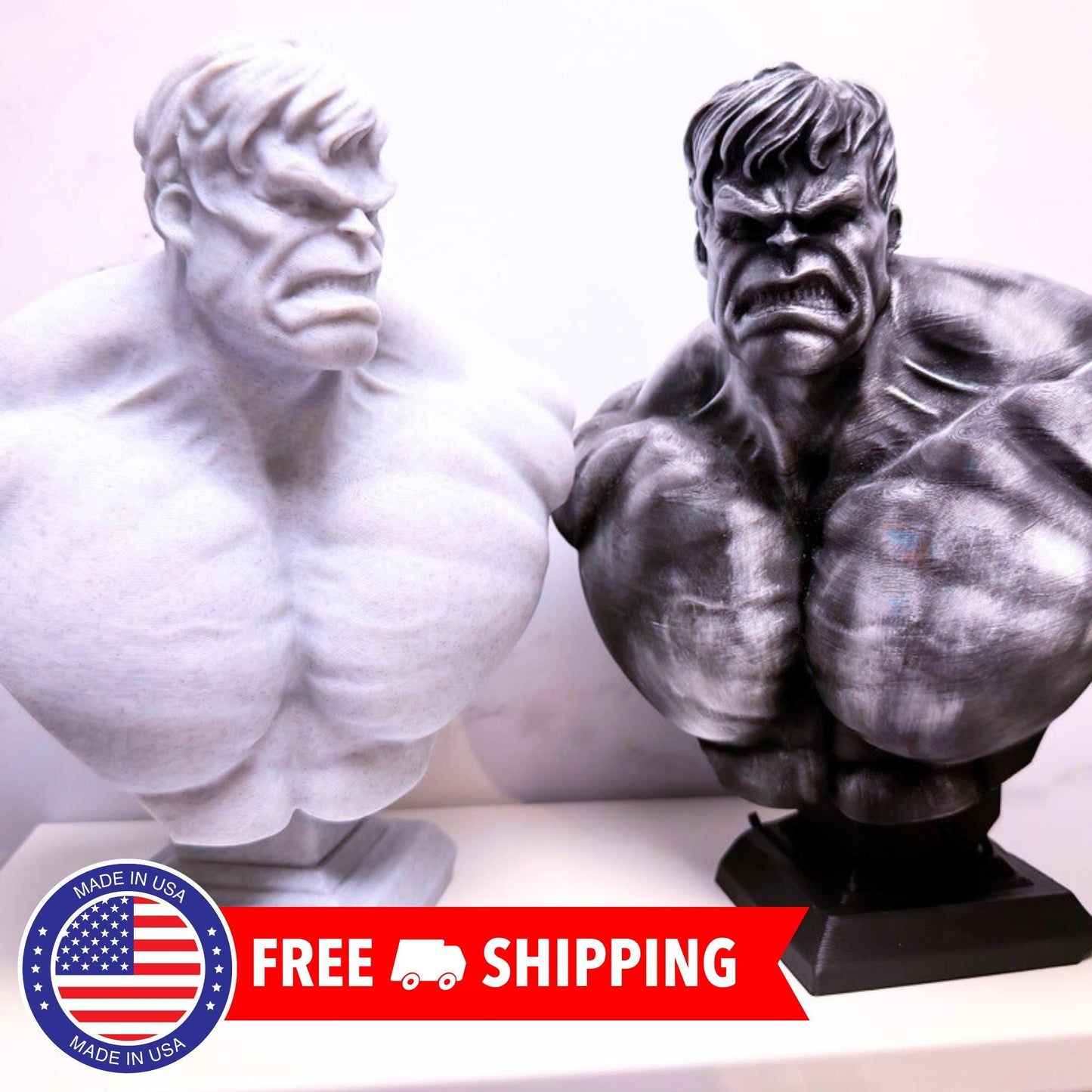 Hulk Statue Bust