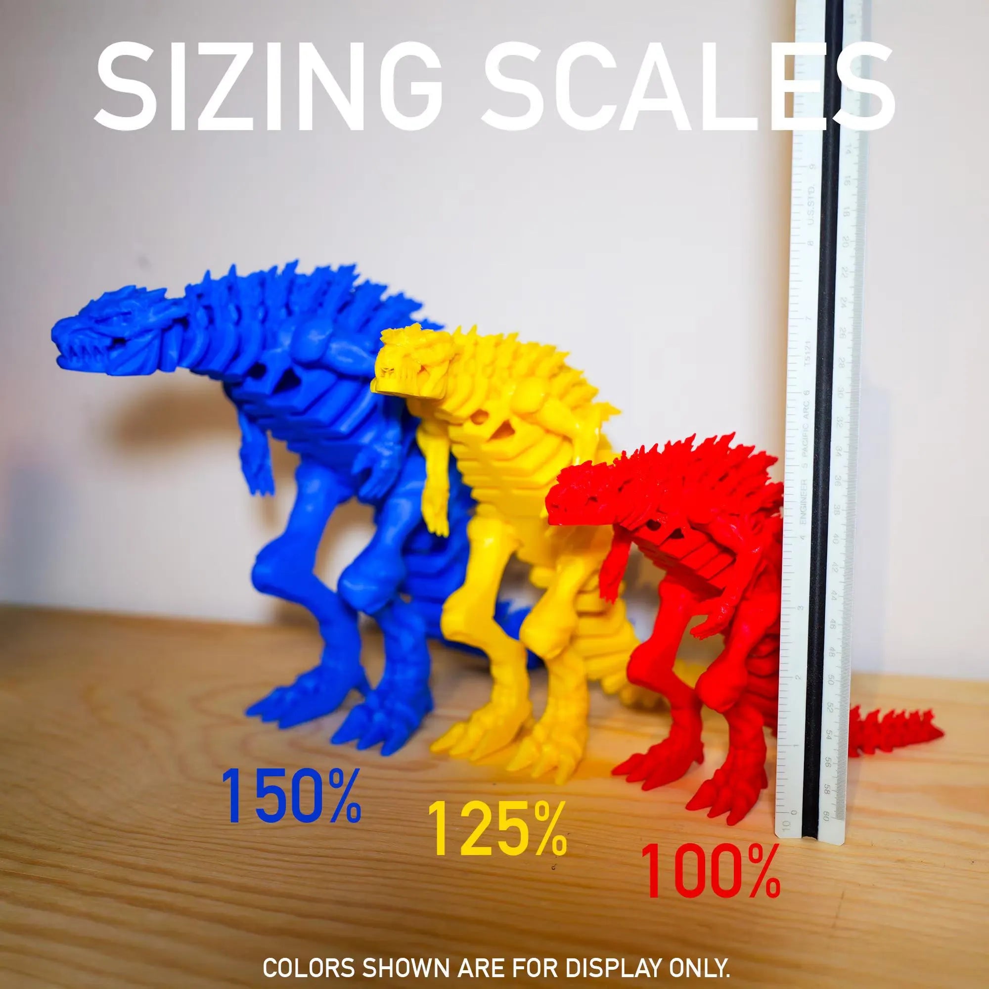 Fully Articulated Skeletonized Godzilla Figure Poseable Fossil Kaiju Toy