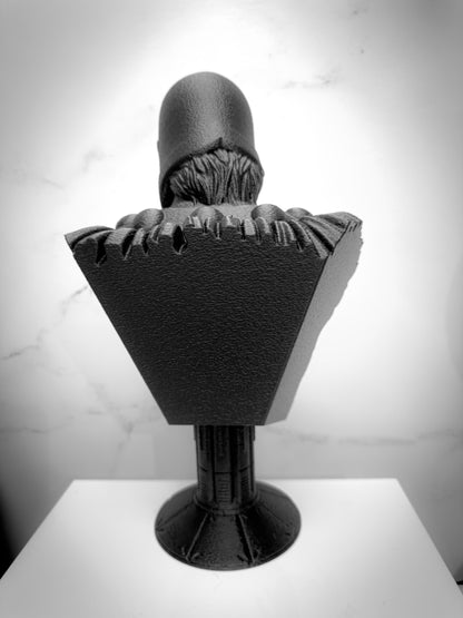 Magneto Black Textured Statue Bust