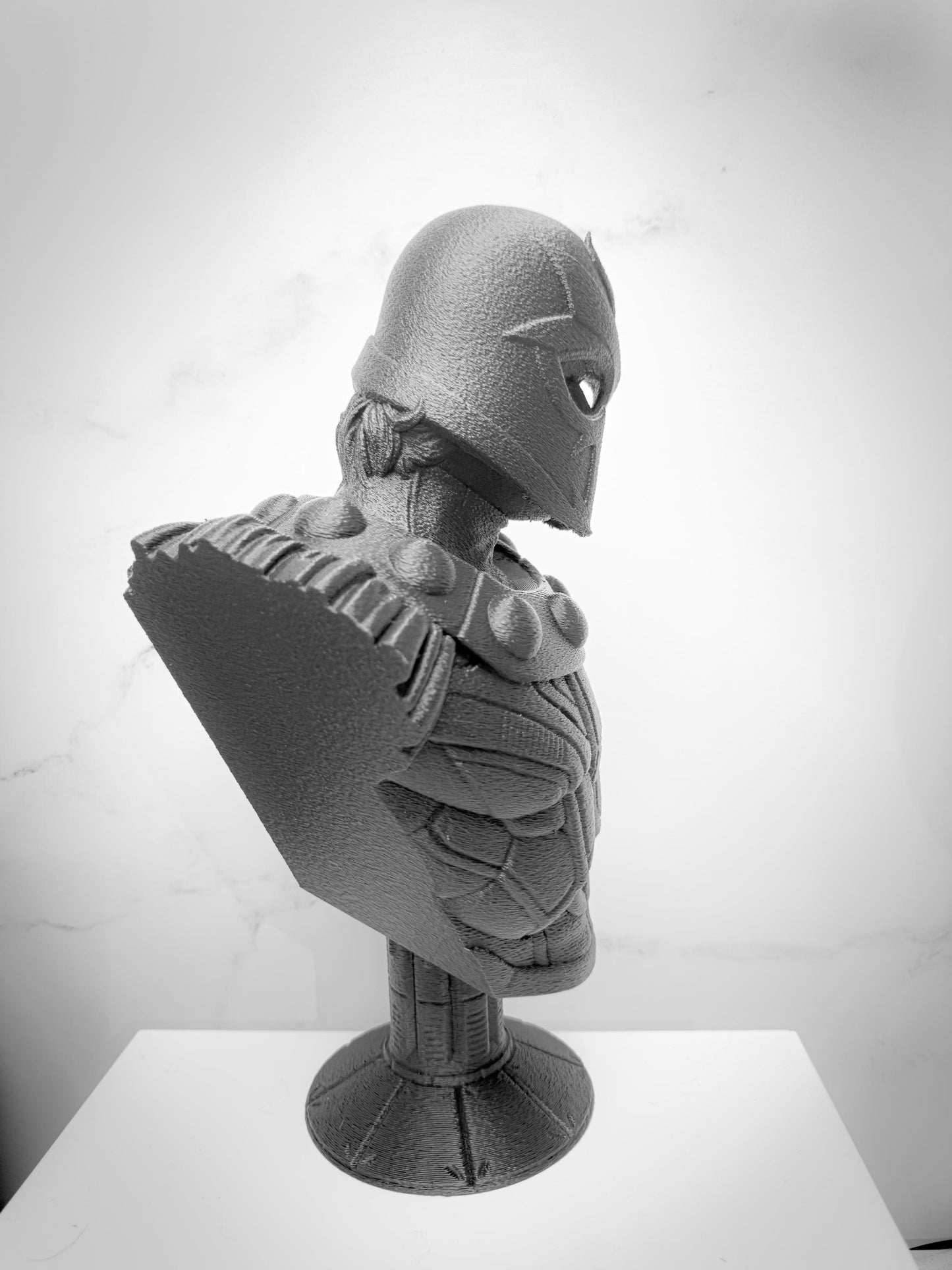 Magneto Black Textured Statue Bust