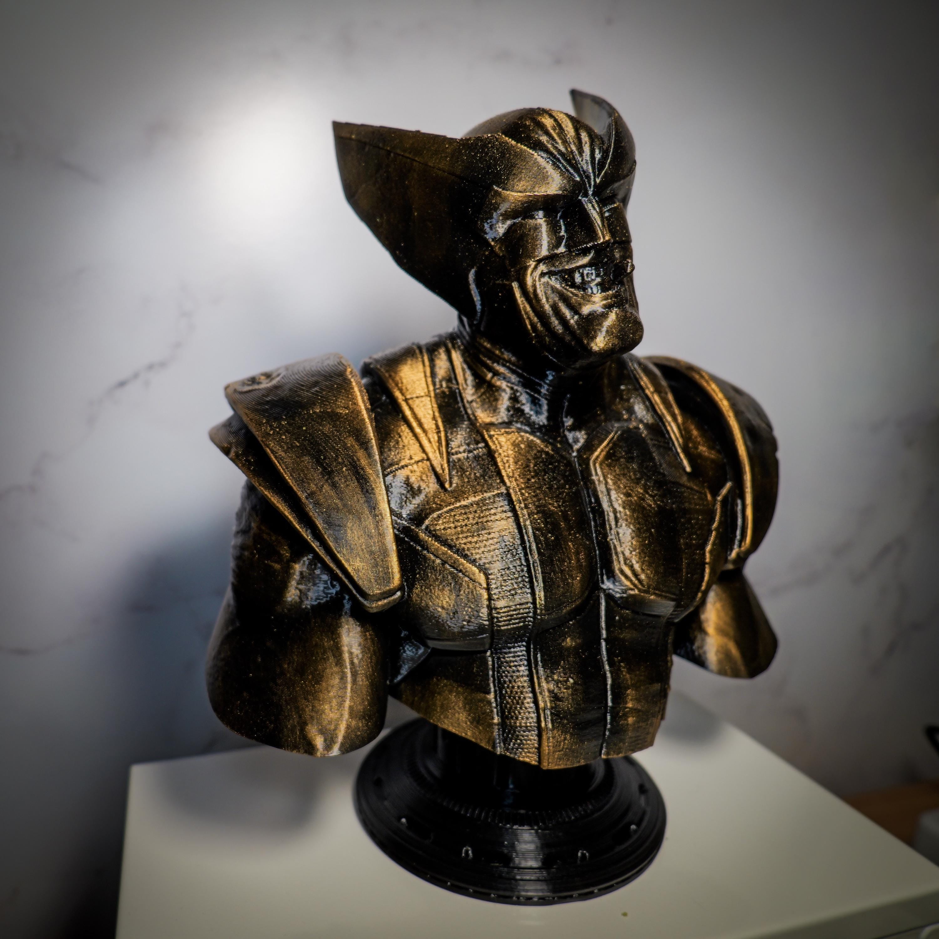 Wolverine Gold Antique Bust