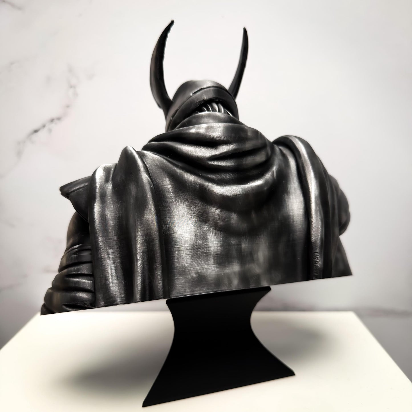 Thor Marvel Rivals Vintage Silver Statue Bust