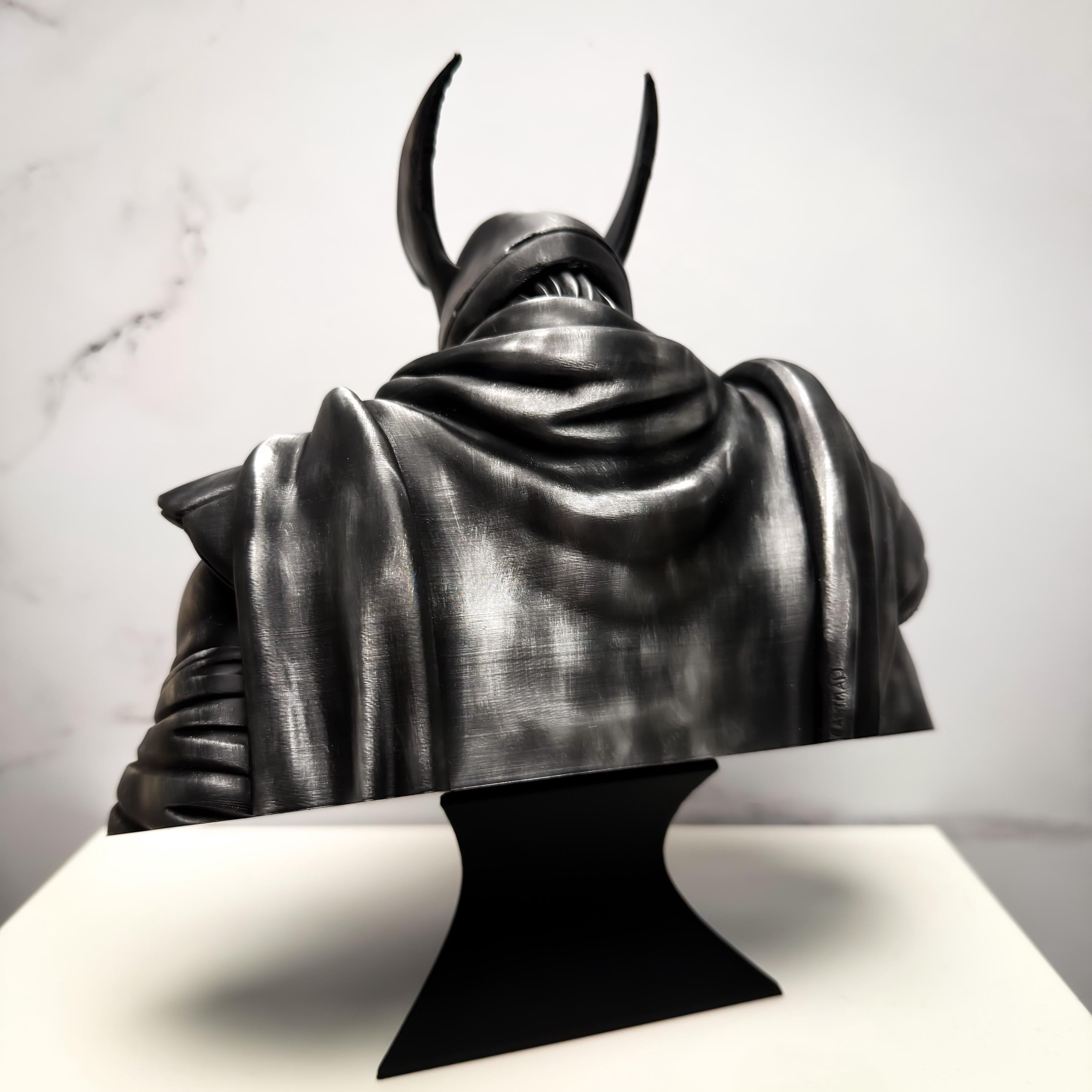 Thor Marvel Rivals Vintage Silver Statue Bust