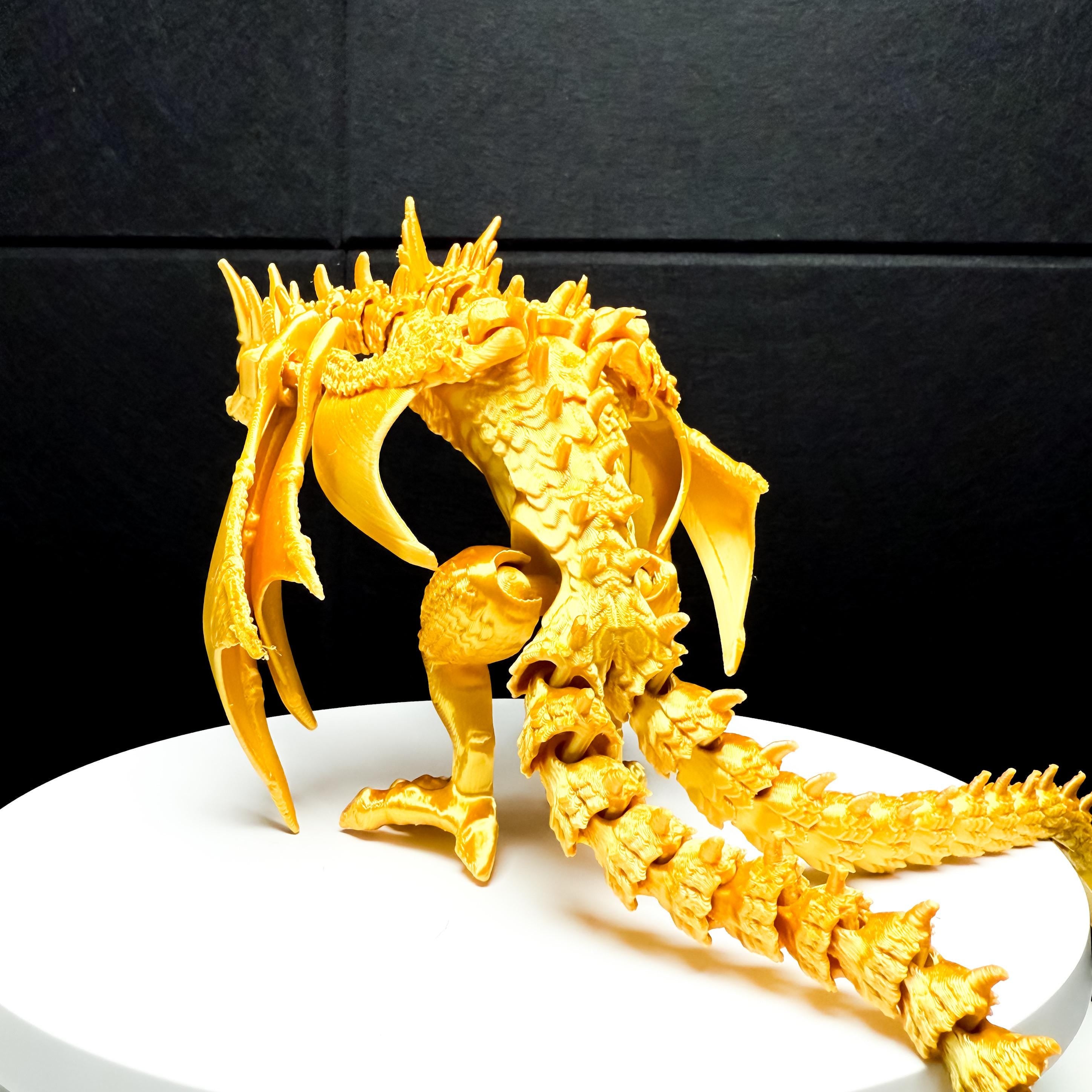 King Ghidorah 3 Headed Dragon Fully Articulated Figure