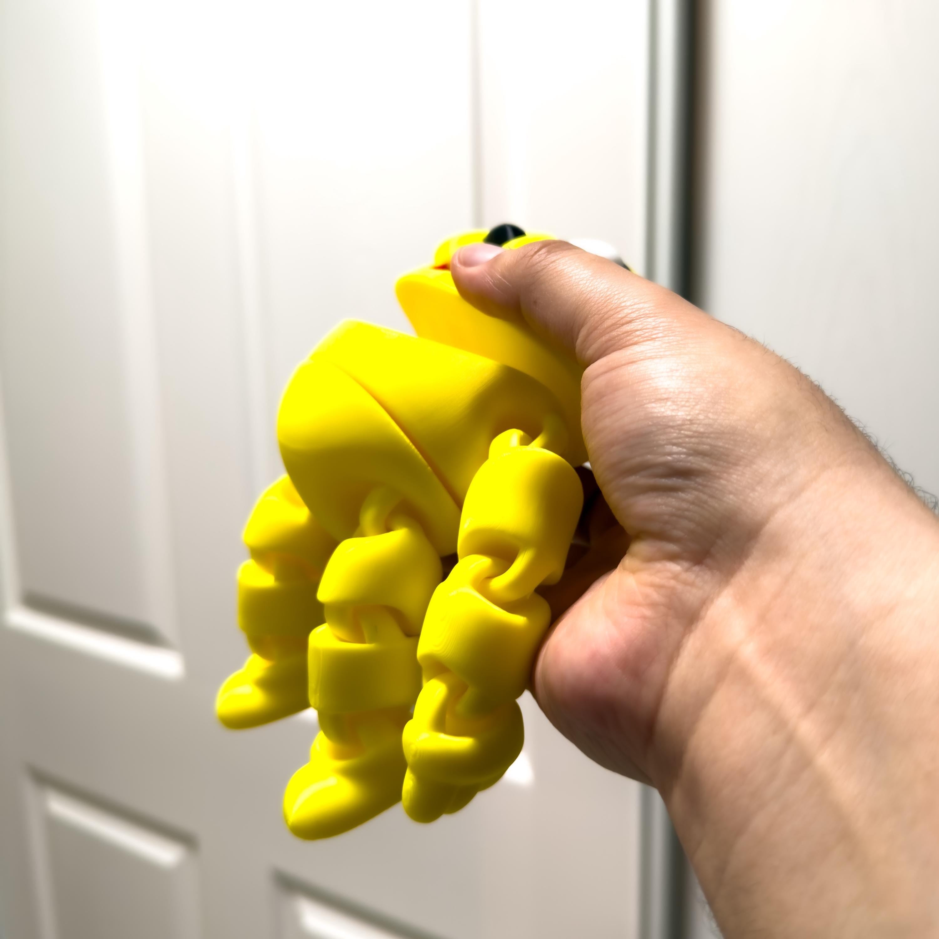 Articulated Jake the Dog Toy | Flexi Poseable 3D Printed Figure | Adventure Time Finn & Jake