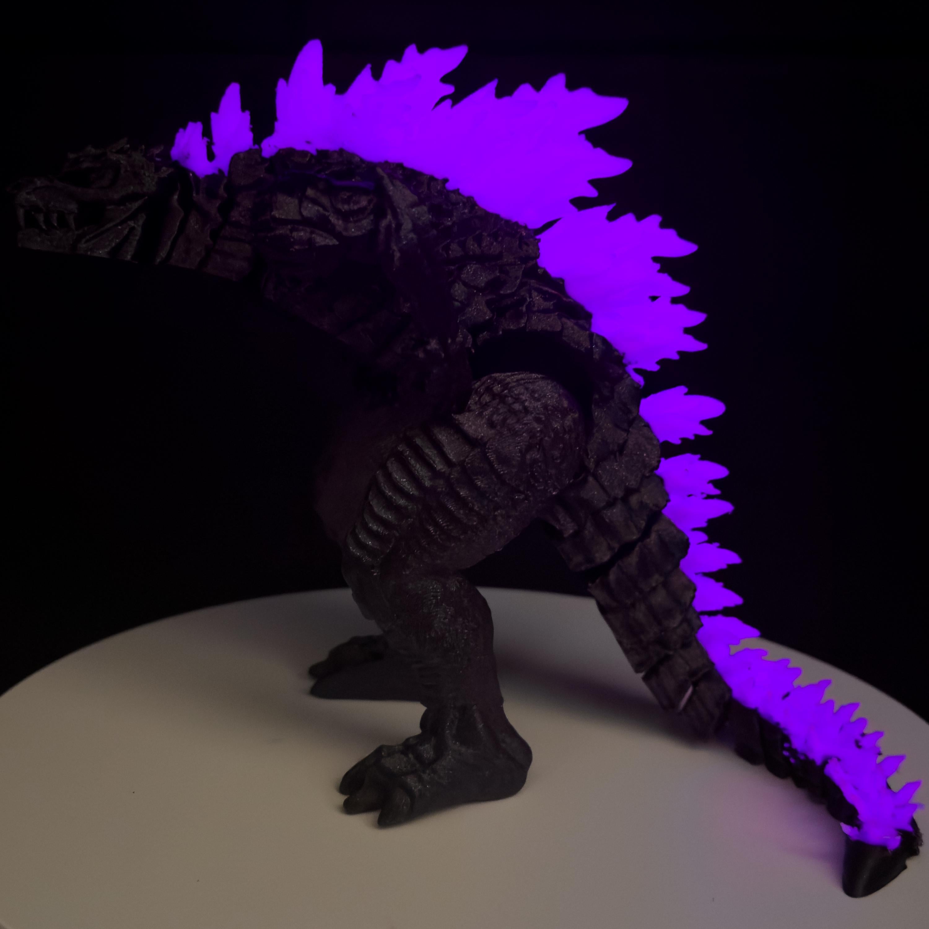 Fully Articulated Godzilla Glow In The Dark Figure Kaiju