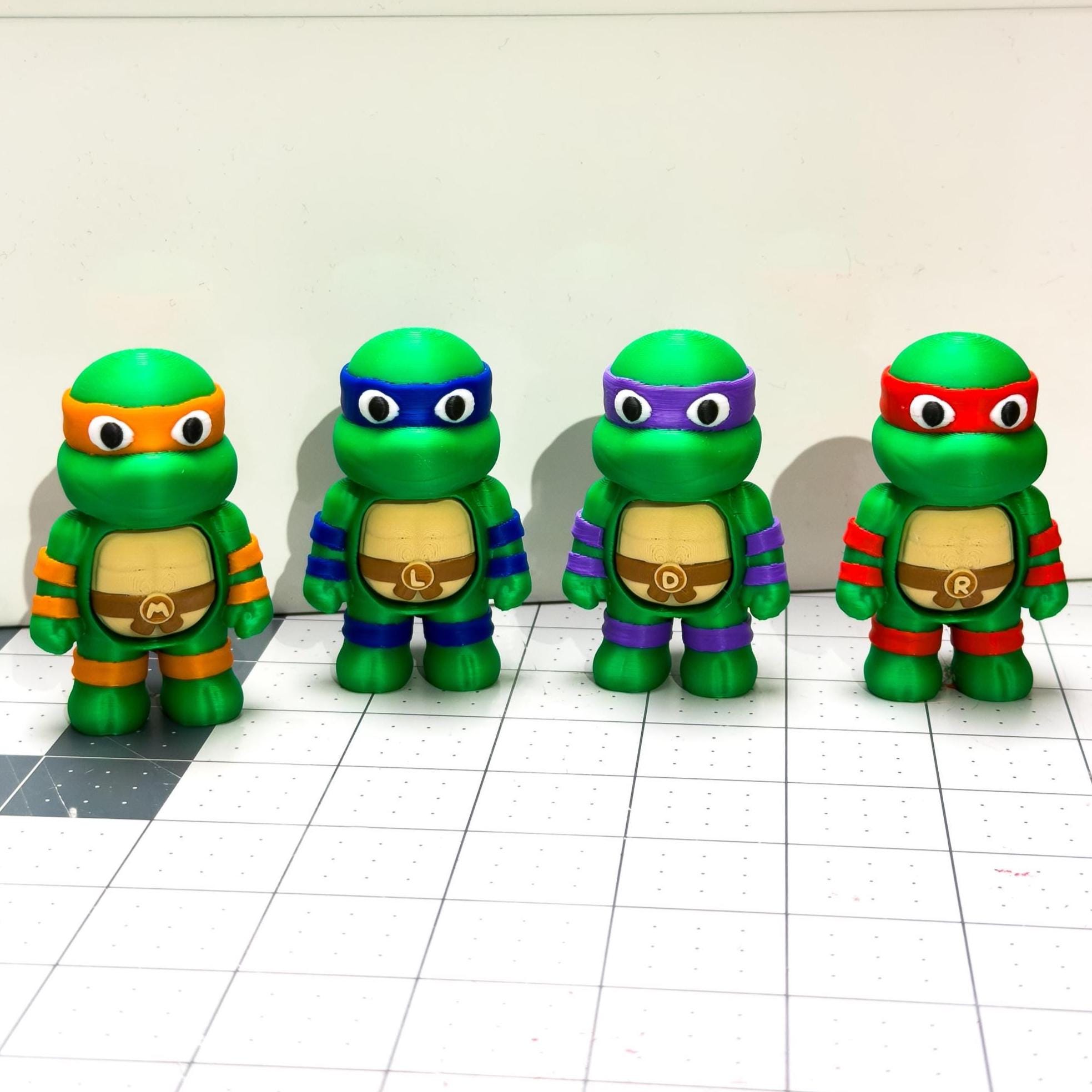 Clicky Fidget TMNT Teenage Mutant Ninja Turtles Toy Satisfying Calming Cute Clicker Comic book Prop Desk Toy