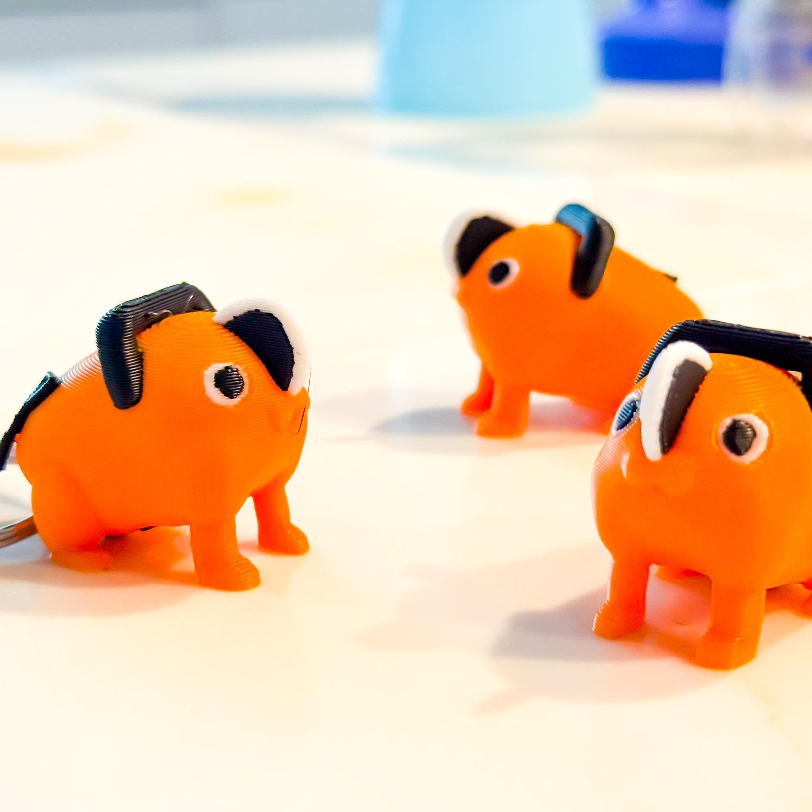 Pochita Keychain Chainsaw Man Anime Devil Dog