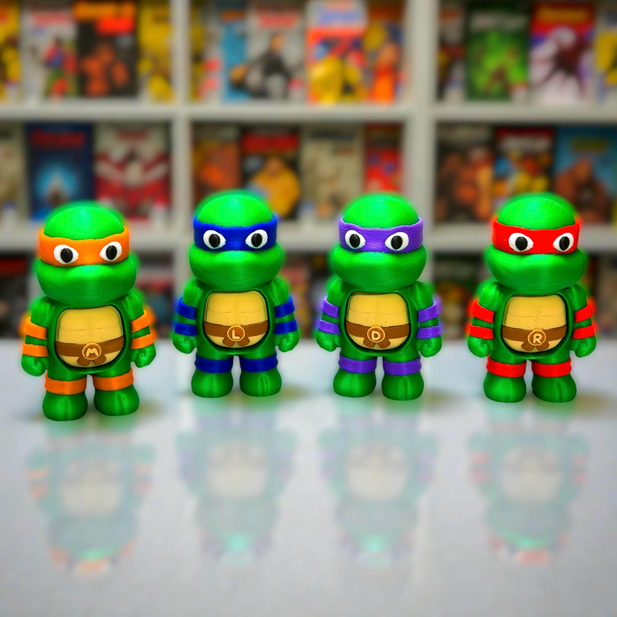 Clicky Fidget TMNT Teenage Mutant Ninja Turtles Toy Satisfying Calming Cute Clicker Comic book Prop Desk Toy