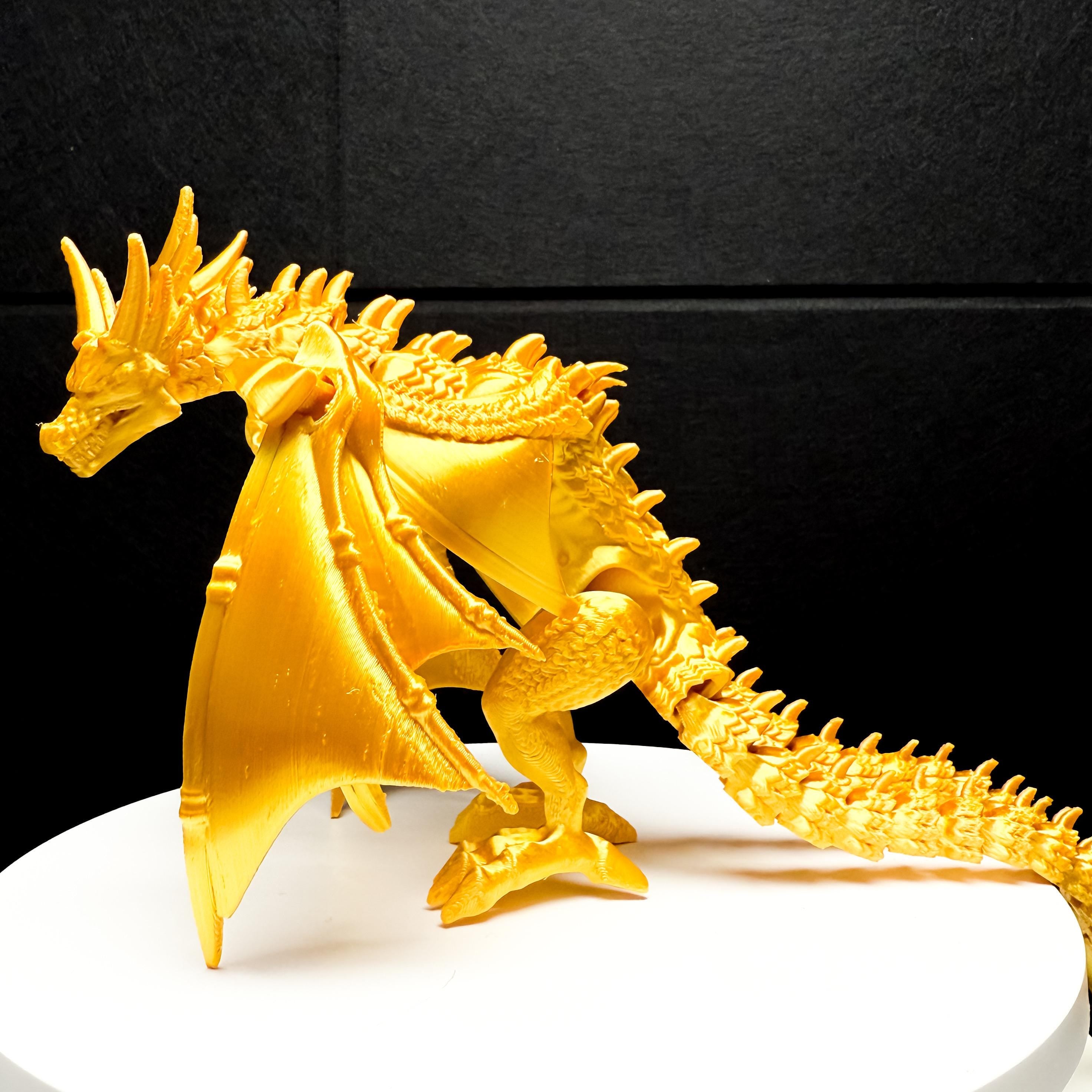 King Ghidorah 3 Headed Dragon Fully Articulated Figure