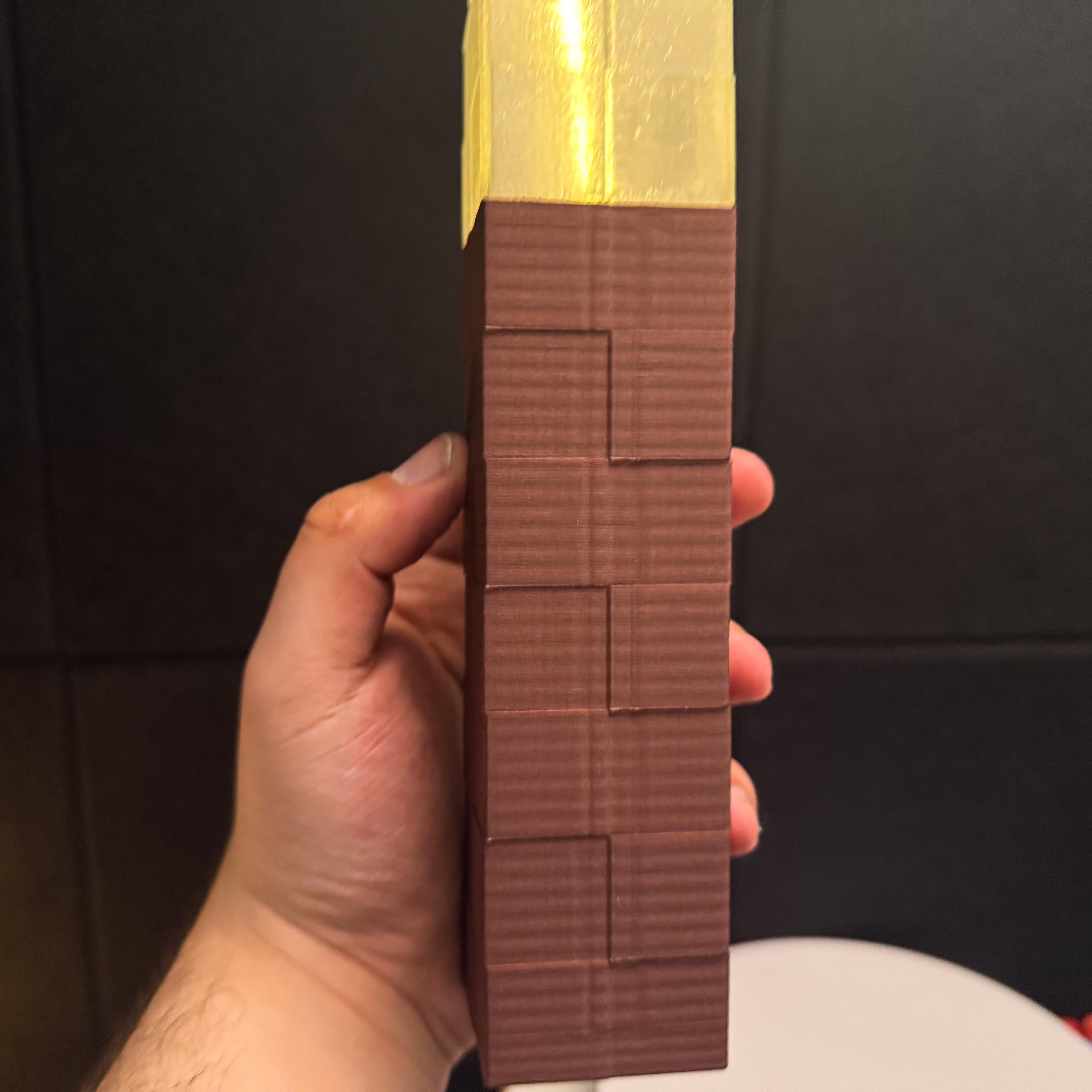 Pixel Flashlight Minecraft Movie Toy