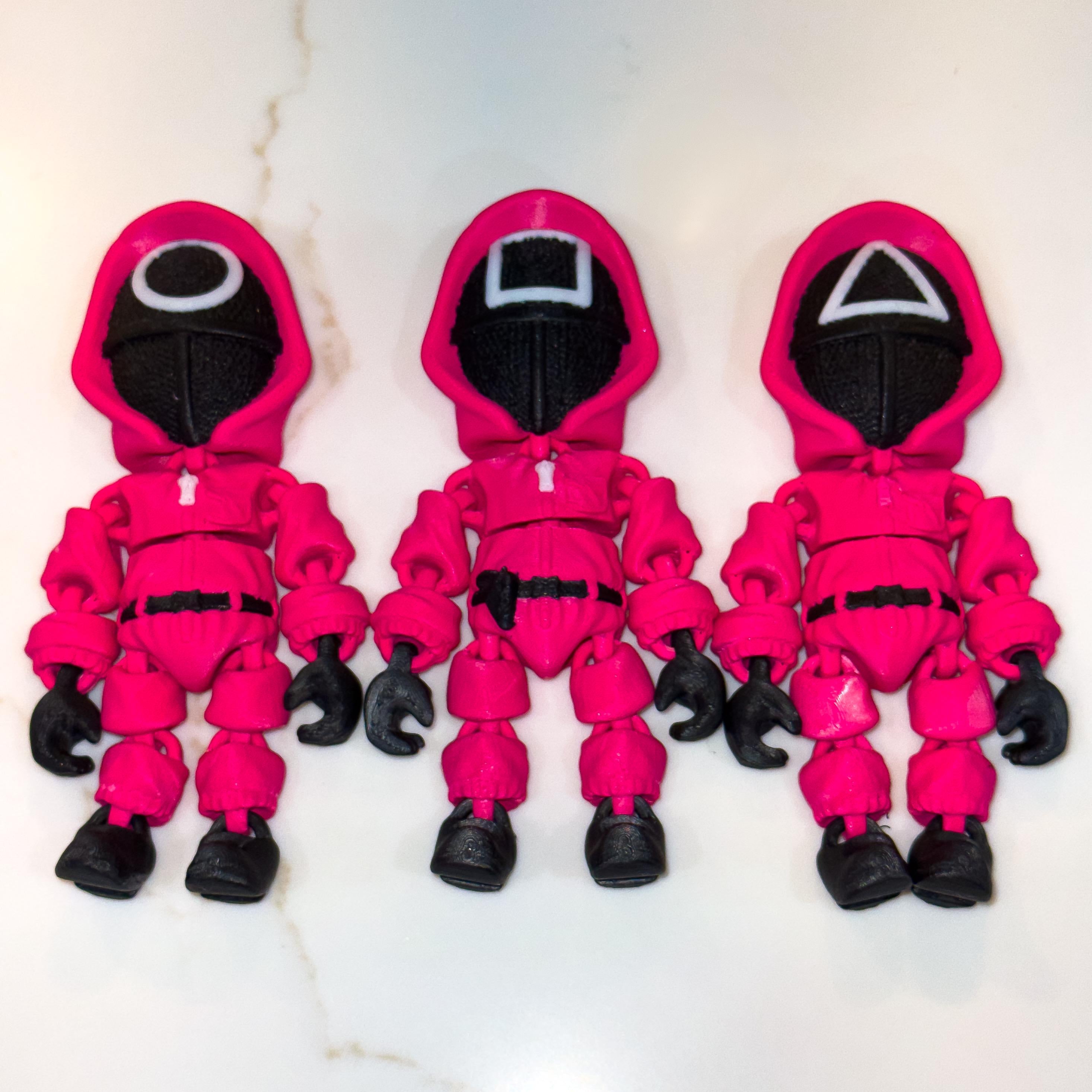 Squid Game Figures Poseable Netflix TV Show Toy