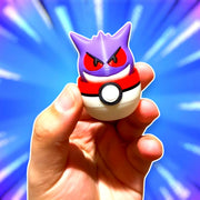 Gengar Poke Clicky Fidget Pocket Monsters Toy Satisfying Calming Clicker Video Game Trading Card Prop Desk Toy