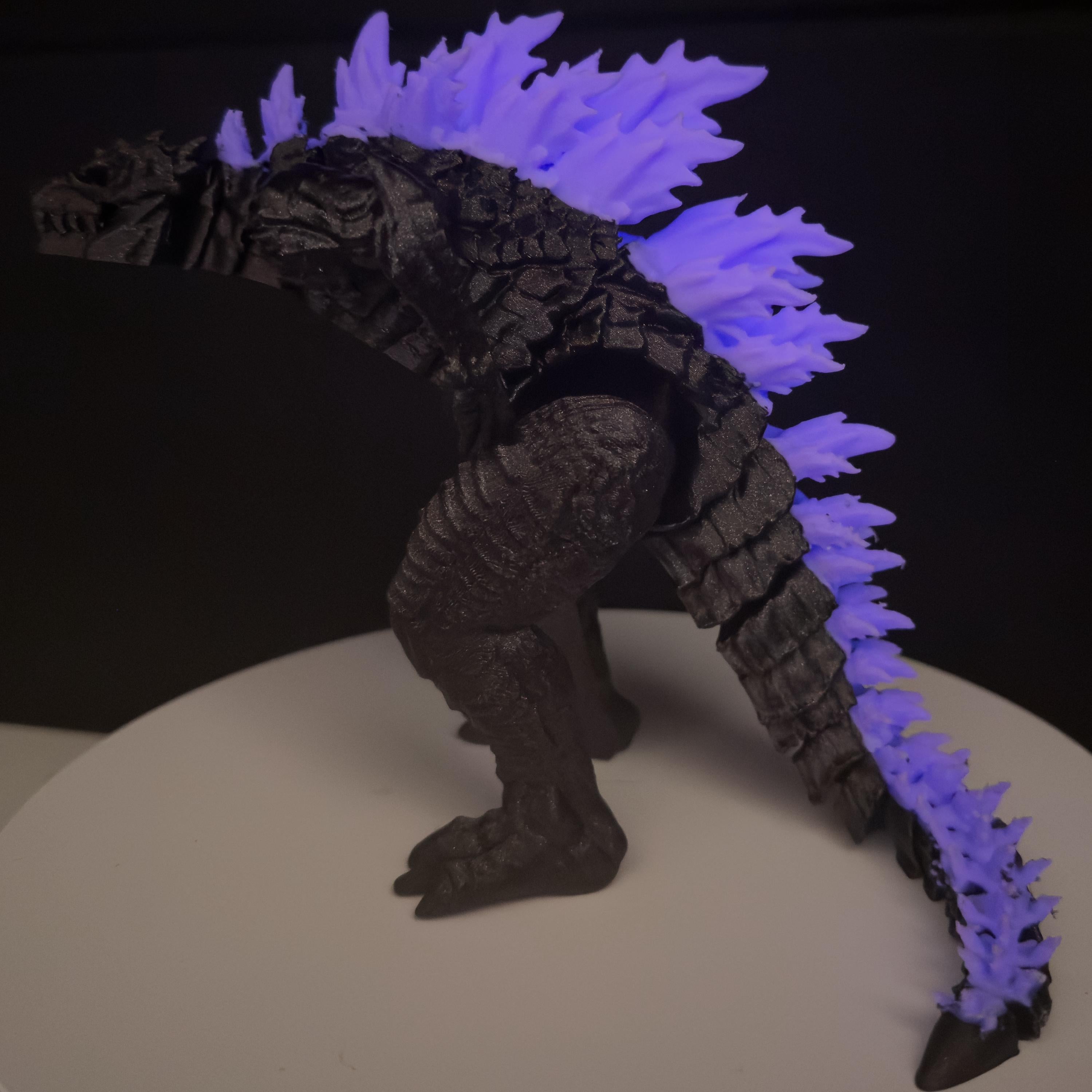 Fully Articulated Godzilla Glow In The Dark Figure Kaiju