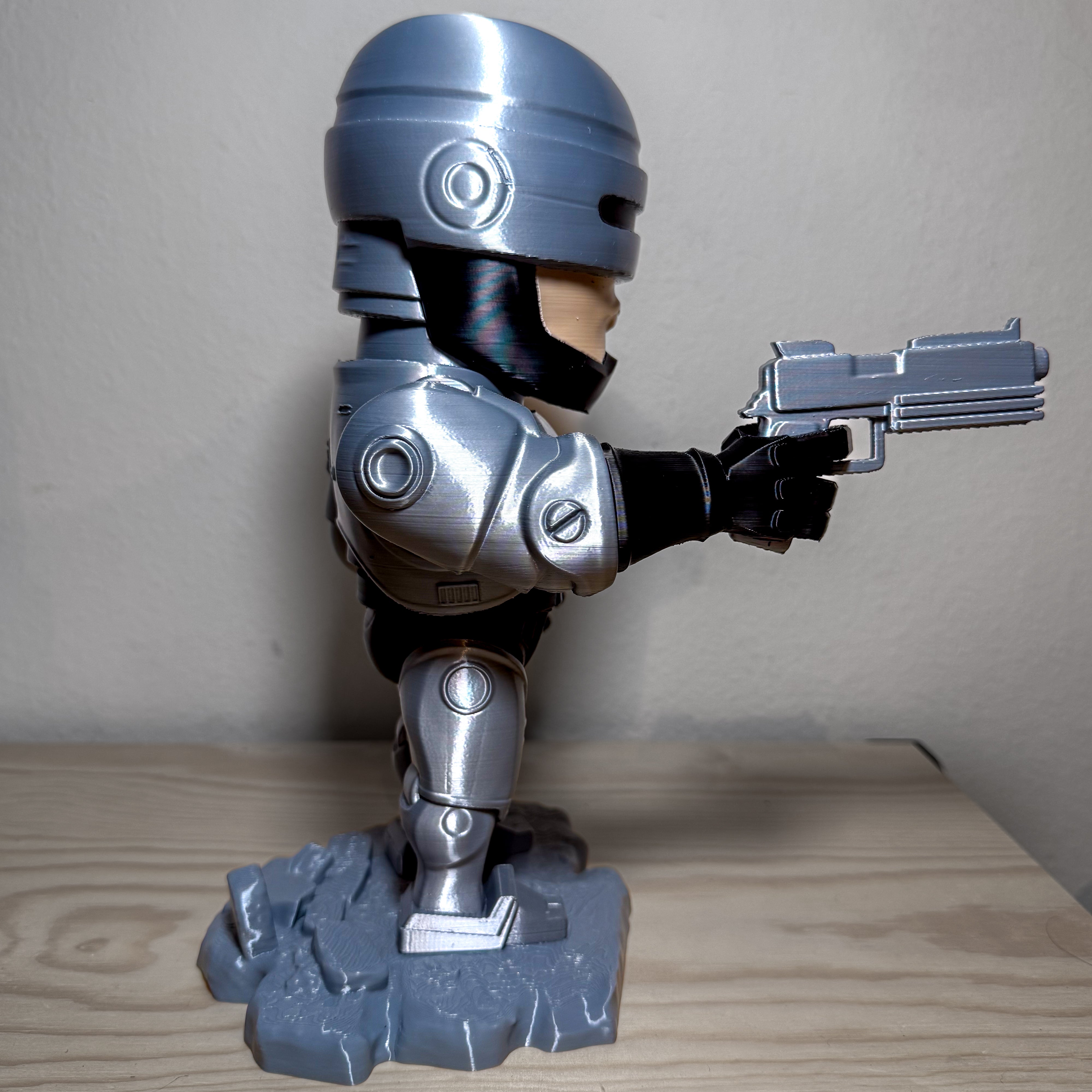 Chibi RoboCop Movie Inspired Statue Figurine