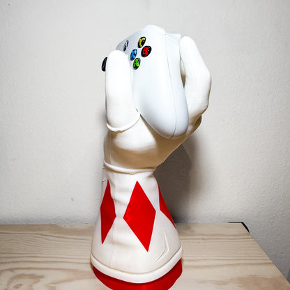 Mighty Morphin Red Power Rangers Arm Hand Controller & Headphones Stand