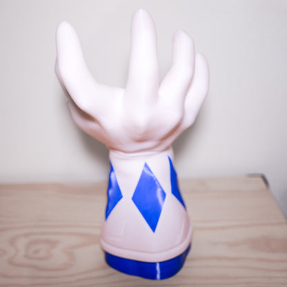 Mighty Morphin Power Rangers Blue Arm Hand Controller & Headphone Stand