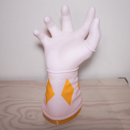 Mighty Morphin Power Rangers Yellow Arm Hand Controller & Headphone Stand