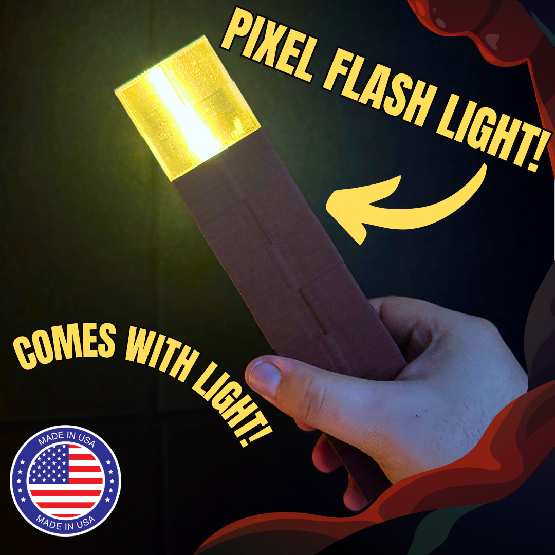 Pixel Flashlight Minecraft Movie Toy