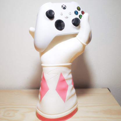 Mighty Morphin Power Rangers Pink Arm Hand Controller & Headphone Stand
