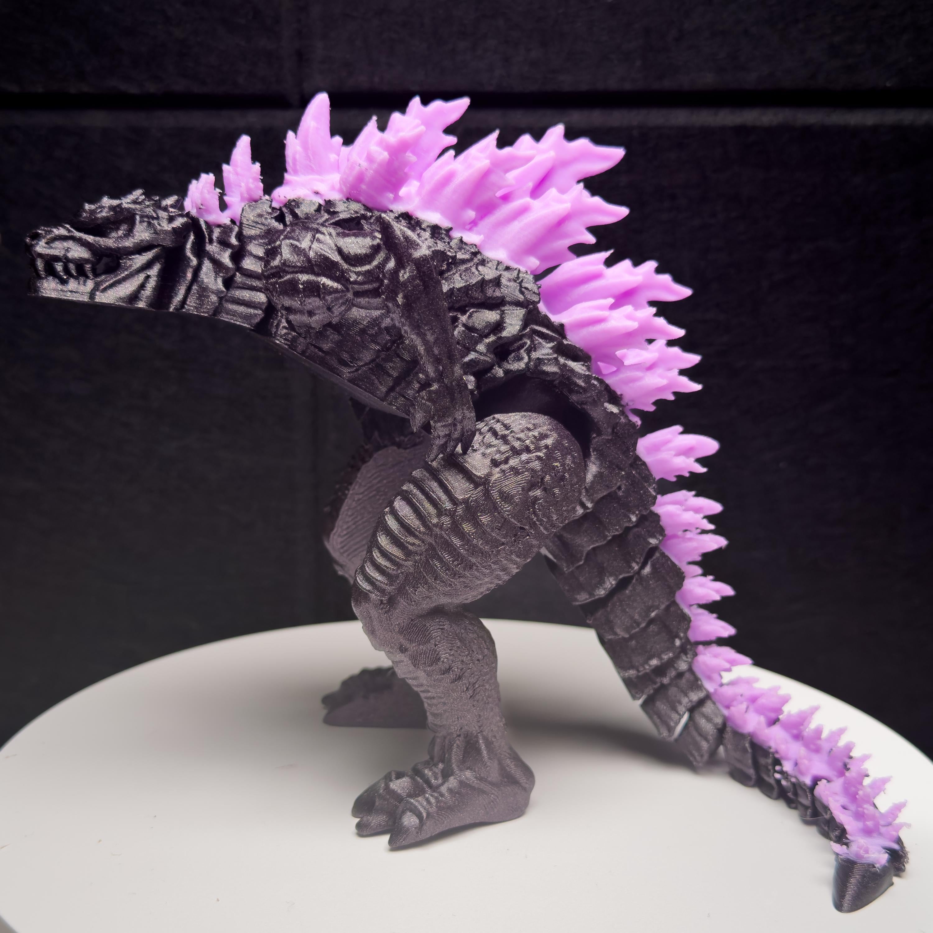 Fully Articulated Godzilla Glow In The Dark Figure Kaiju