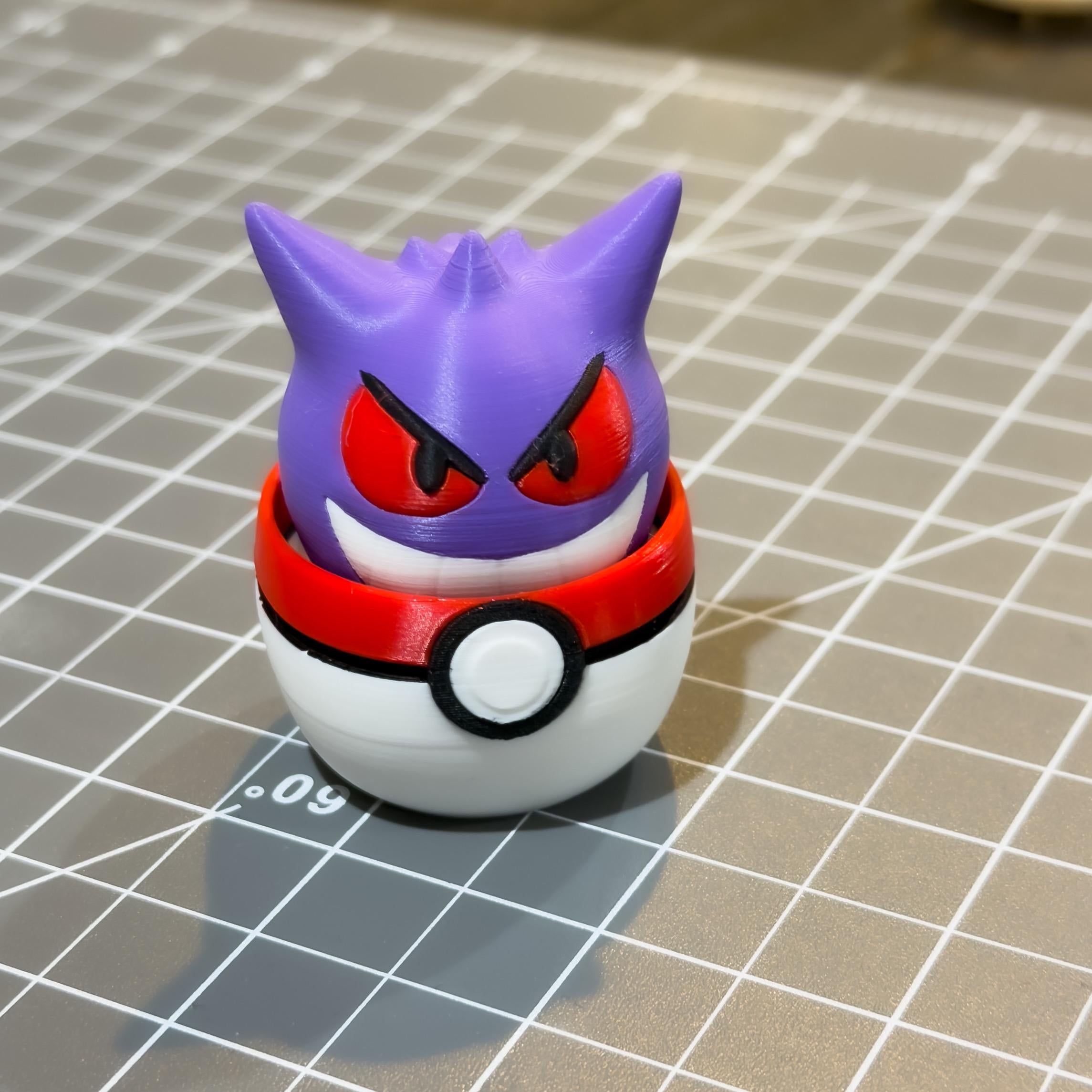 Gengar Poke Clicky Fidget Pocket Monsters Toy Satisfying Calming Clicker Video Game Trading Card Prop Desk Toy