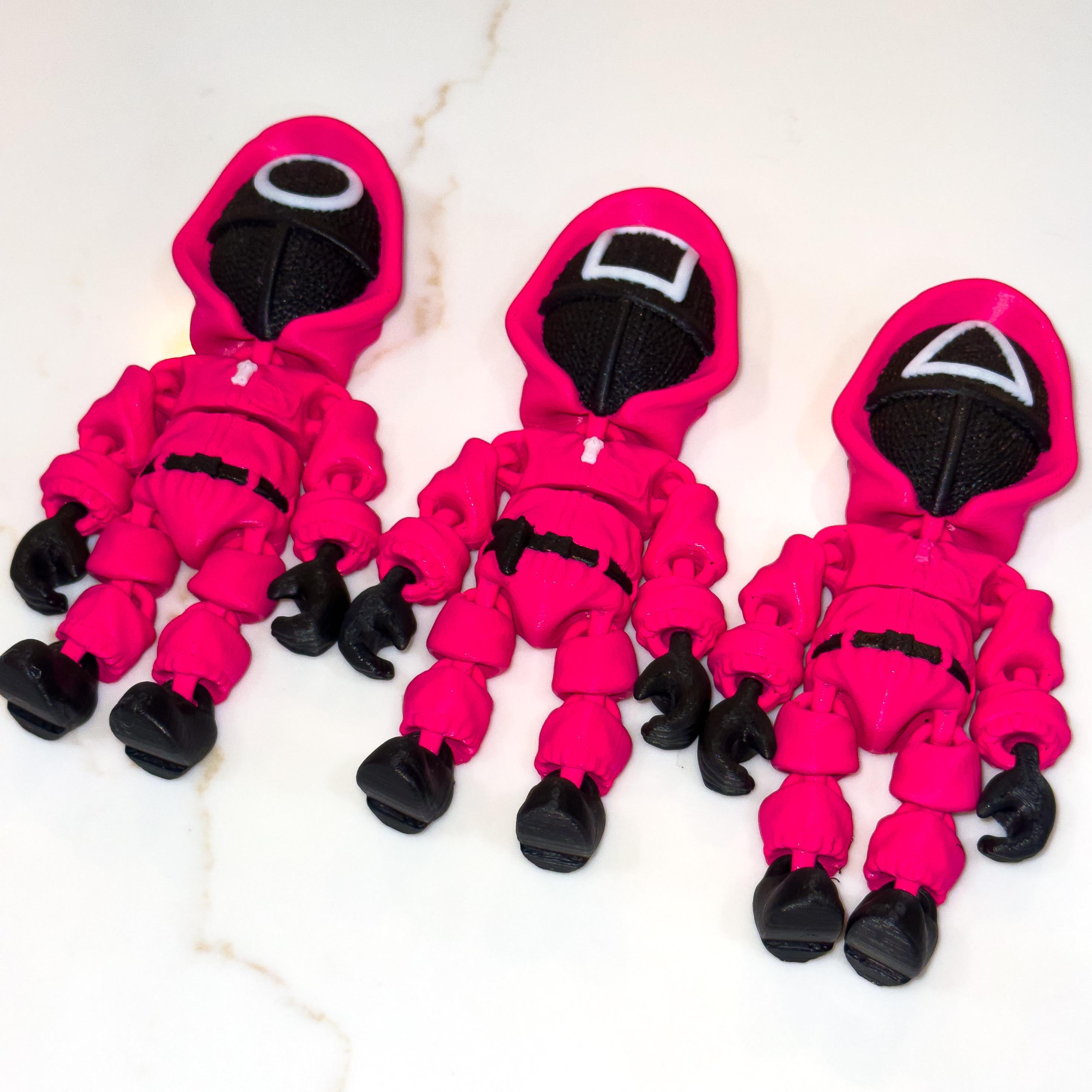 Squid Game Figures Poseable Netflix TV Show Toy