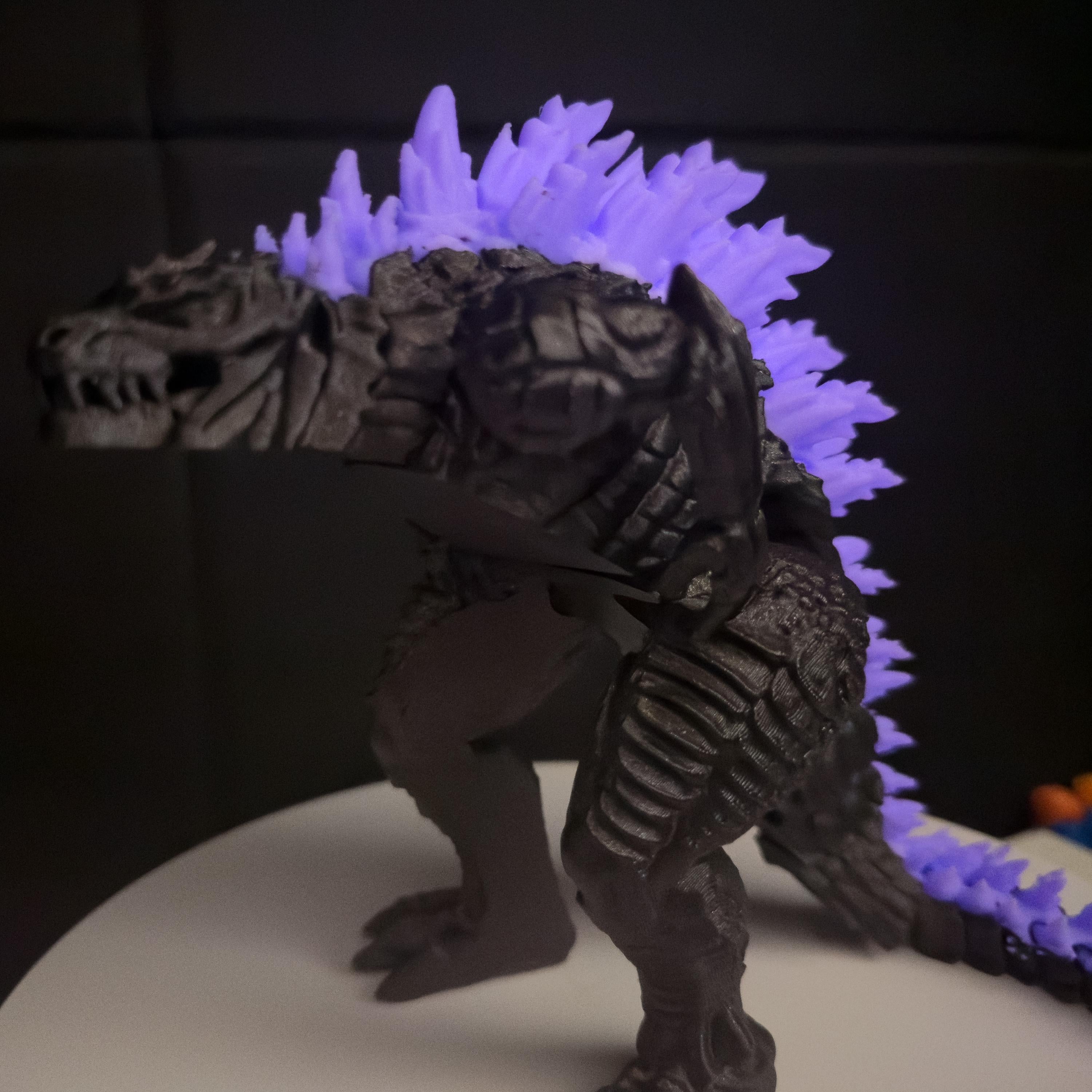 Fully Articulated Godzilla Glow In The Dark Figure Kaiju