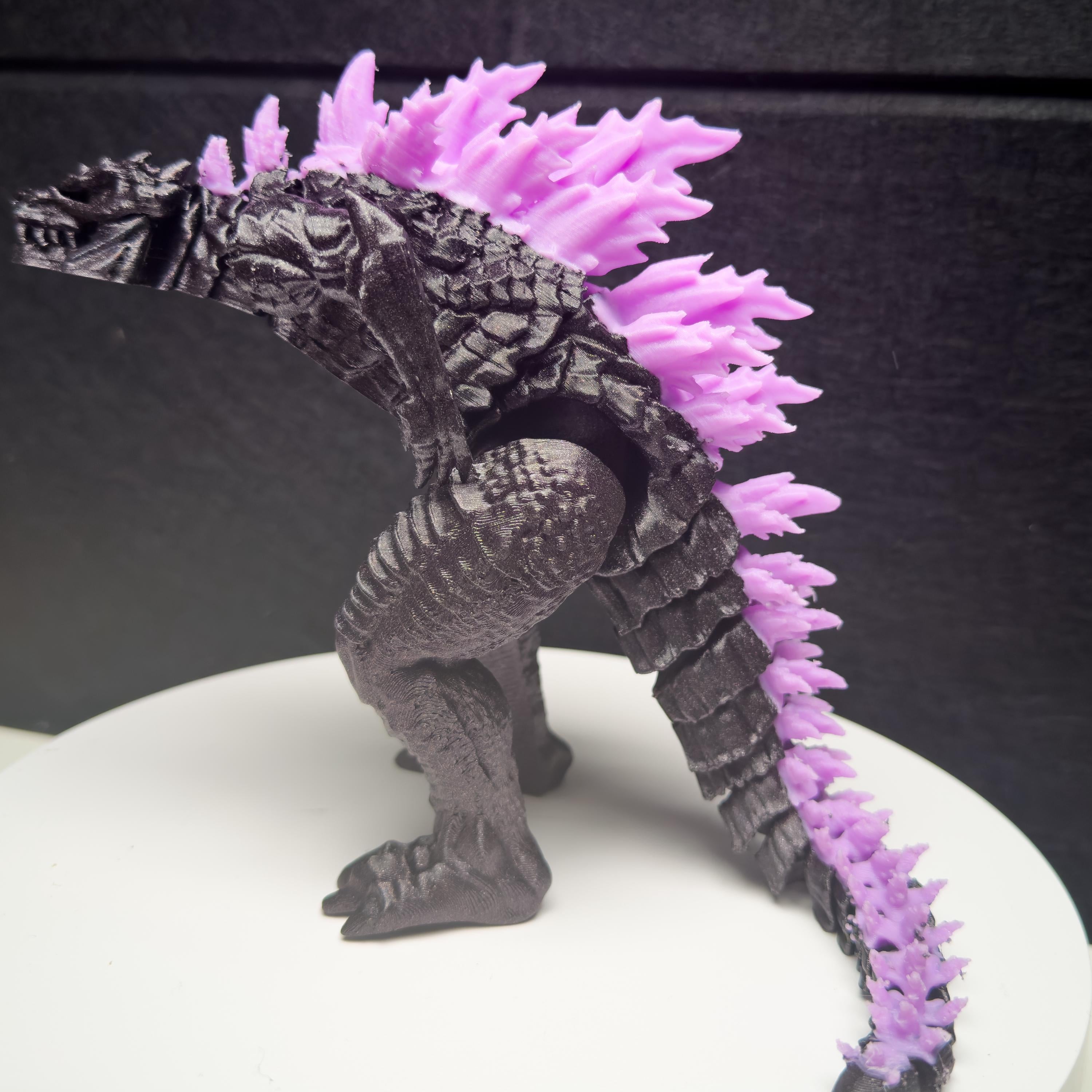 Fully Articulated Godzilla Glow In The Dark Figure Kaiju