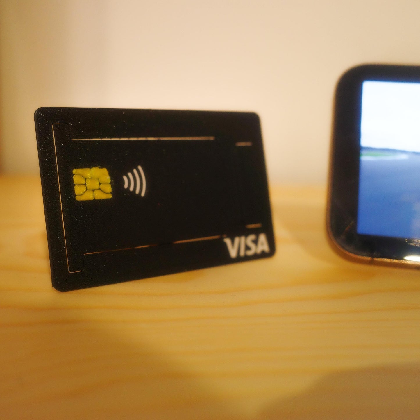 Credit Card Phone Stand Slim Wallet-Size Kickstand