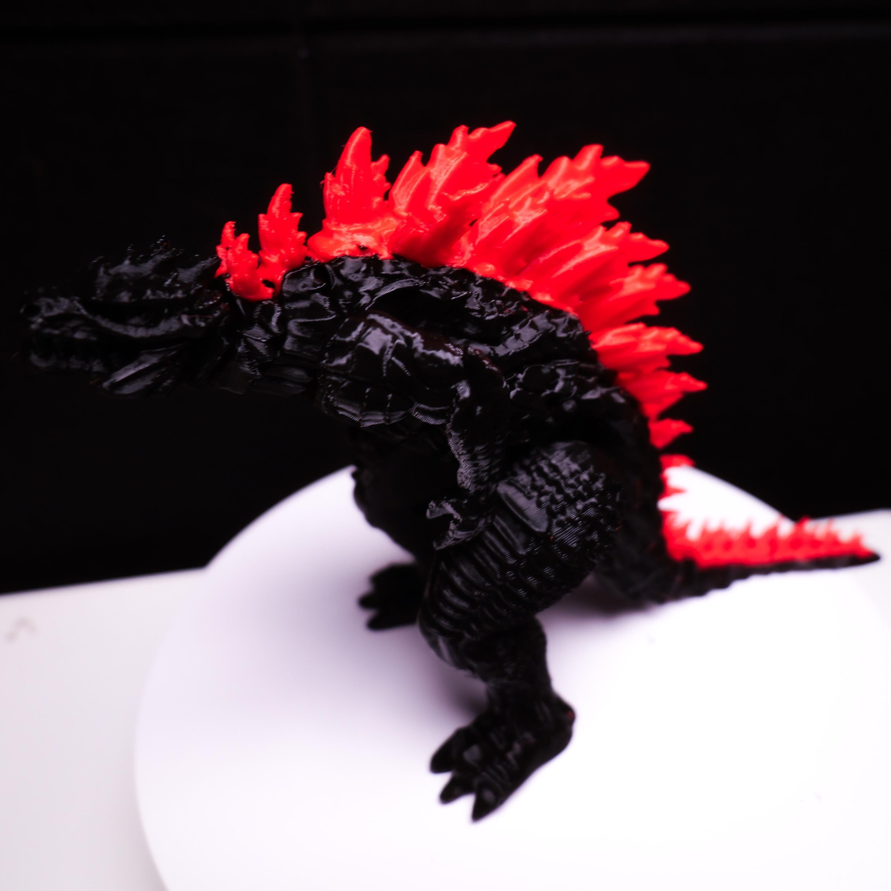 Godzilla Evil Bright Red Figure