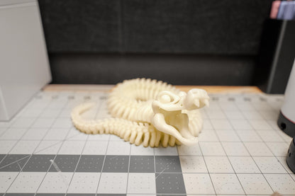 Fully Articulated Skeletonized Snake Play Figure Glow In The Dark Posable Moving Horror Bones Toy Unique Reptile Creature Collectible Fans