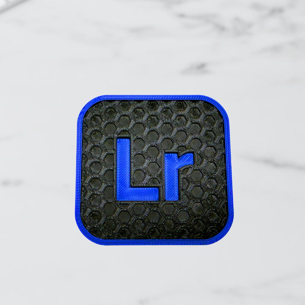 Unique Coaster Decor Adobe Lightroom Photoshop Premiere Pro | Handmade Software Creative Workspace Designer Gifts | 3 Pack Themed