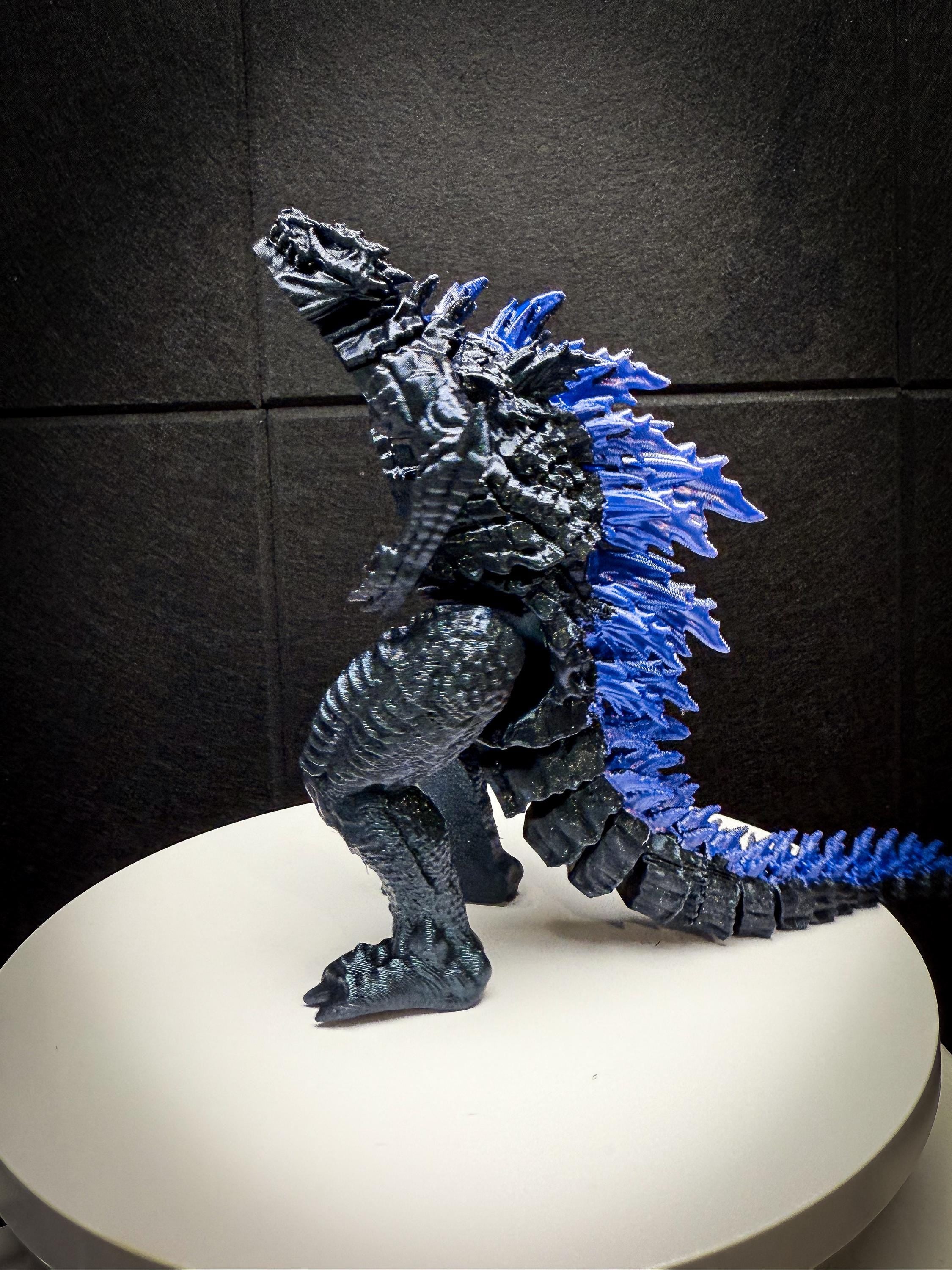 Godzilla Figure Powered Shiny Blue