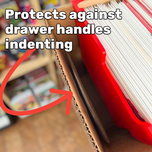 Comic Box Buddy Comicbook Organizers Stopper Divider Support Insert for Long and Short Boxes for Serious Collectors (2 Pack)