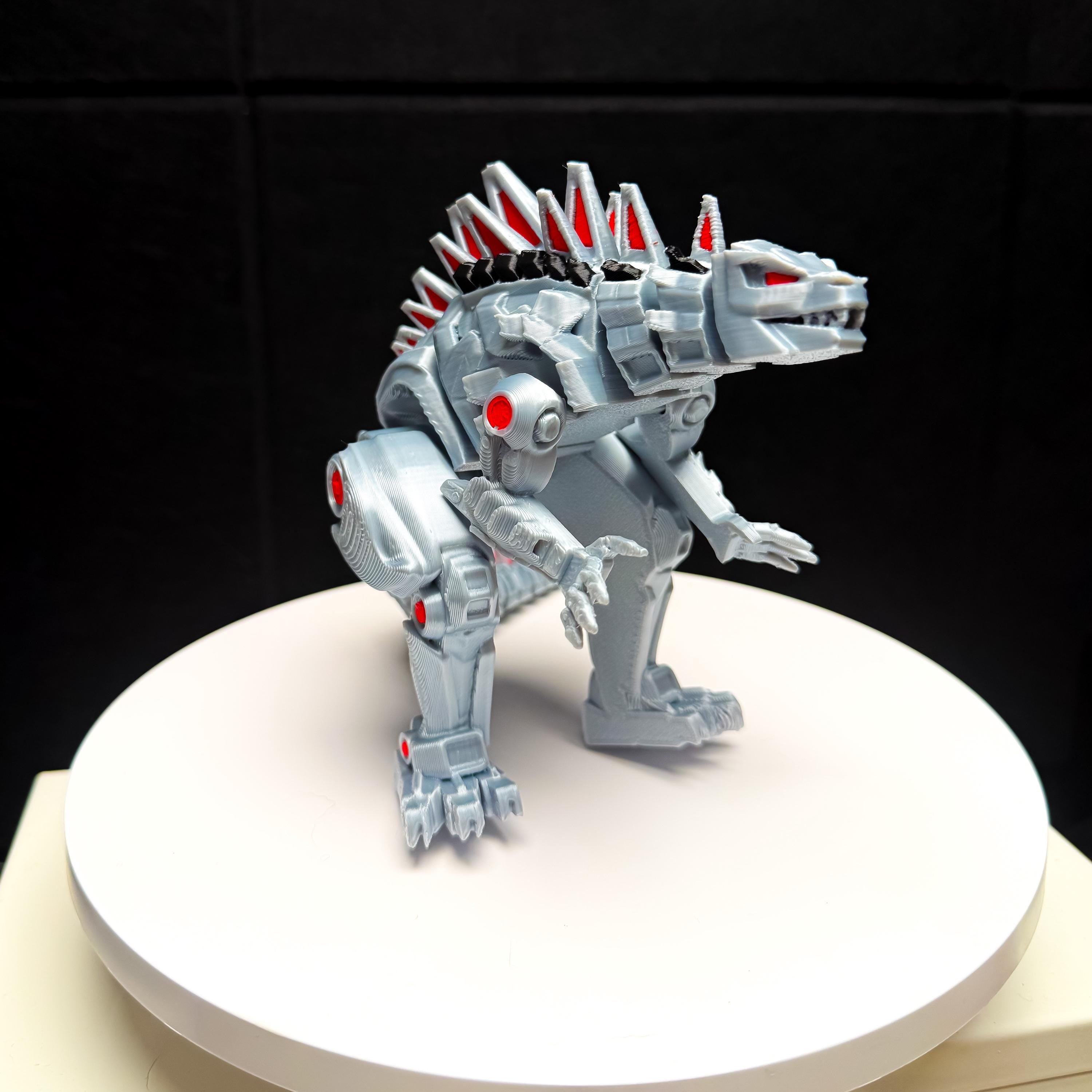 Fully Articulated Mechagodzilla Futuristic Figure! | Poseable Moving Handmade Kaiju Toy | Flexible Limbs | Perfect Gift for Monster Fans