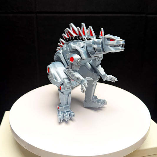 Fully Articulated Mechagodzilla Futuristic Figure! | Poseable Moving Handmade Kaiju Toy | Flexible Limbs | Perfect Gift for Monster Fans