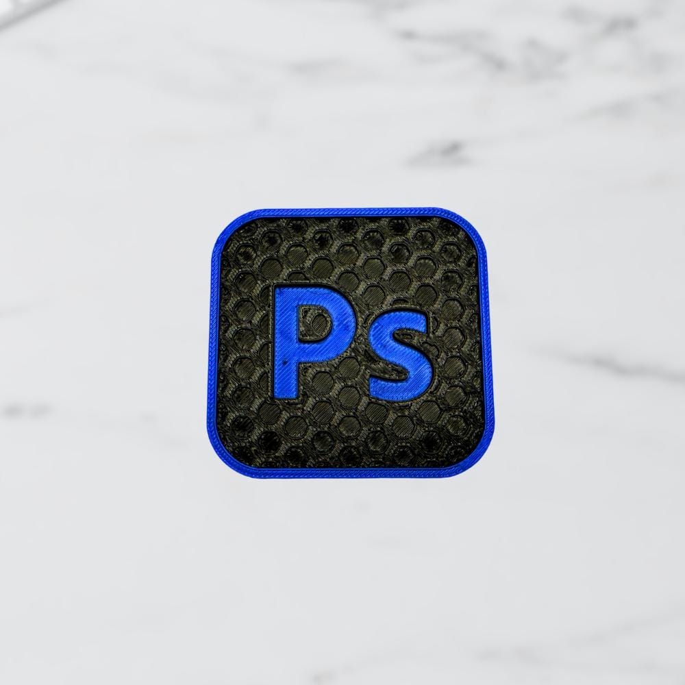 Unique Coaster Decor Adobe Lightroom Photoshop Premiere Pro | Handmade Software Creative Workspace Designer Gifts | 3 Pack Themed